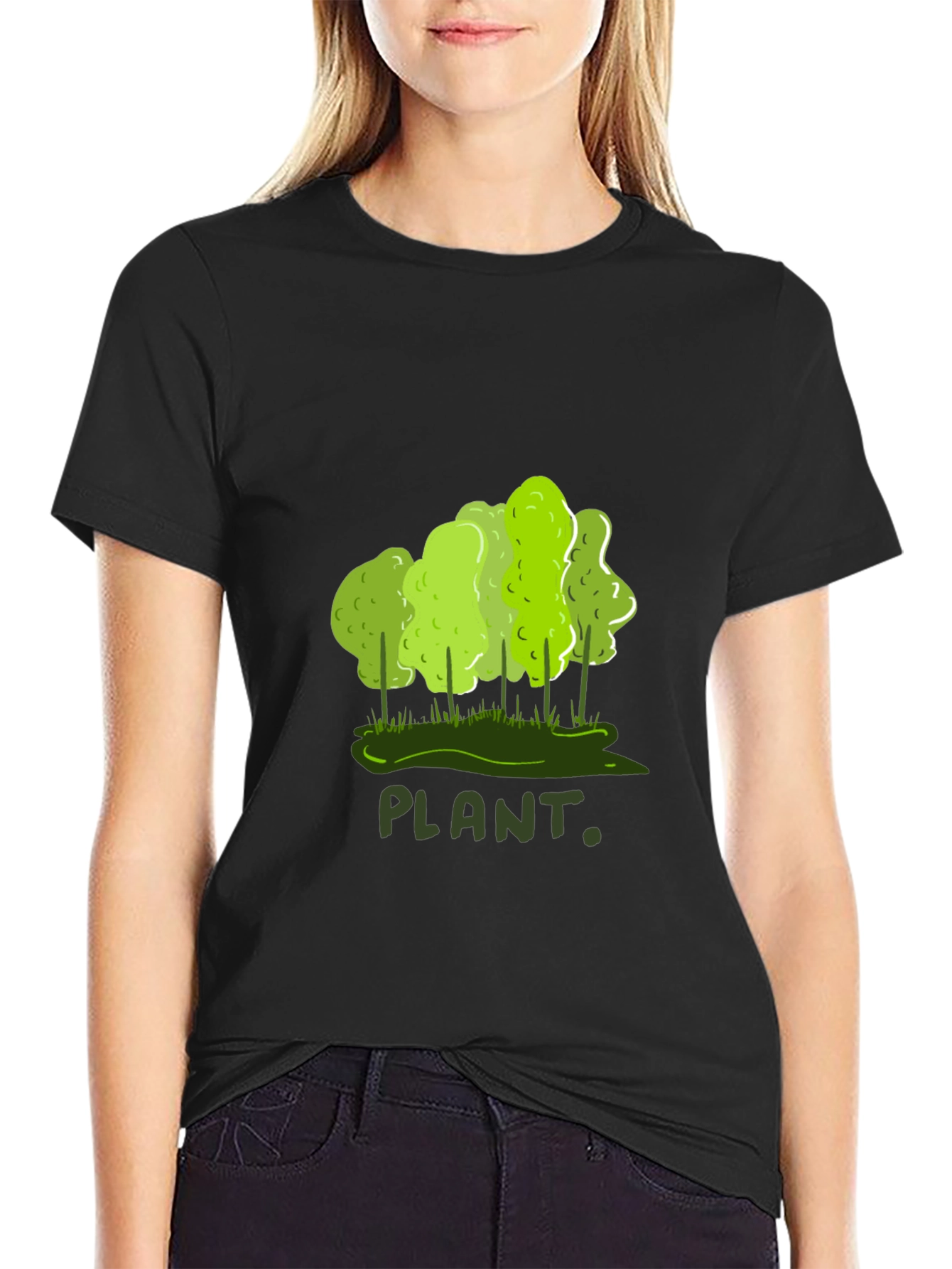 Plant Graphic T-Shirt - Eco-Friendly Style