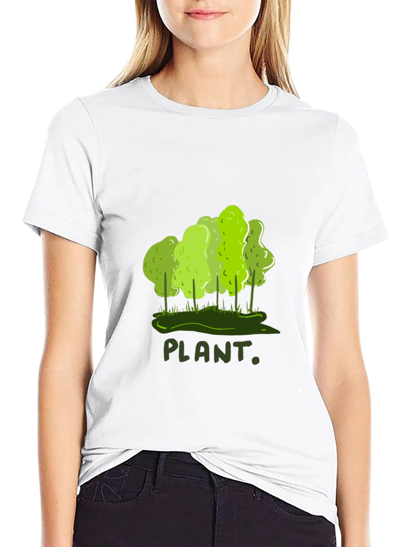 Plant Graphic T-Shirt - Eco-Friendly Style