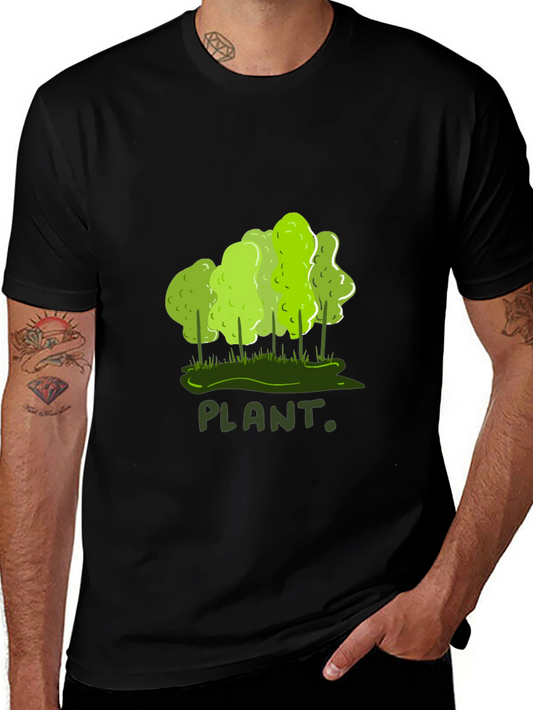Plant Graphic T-Shirt - Eco-Friendly Style
