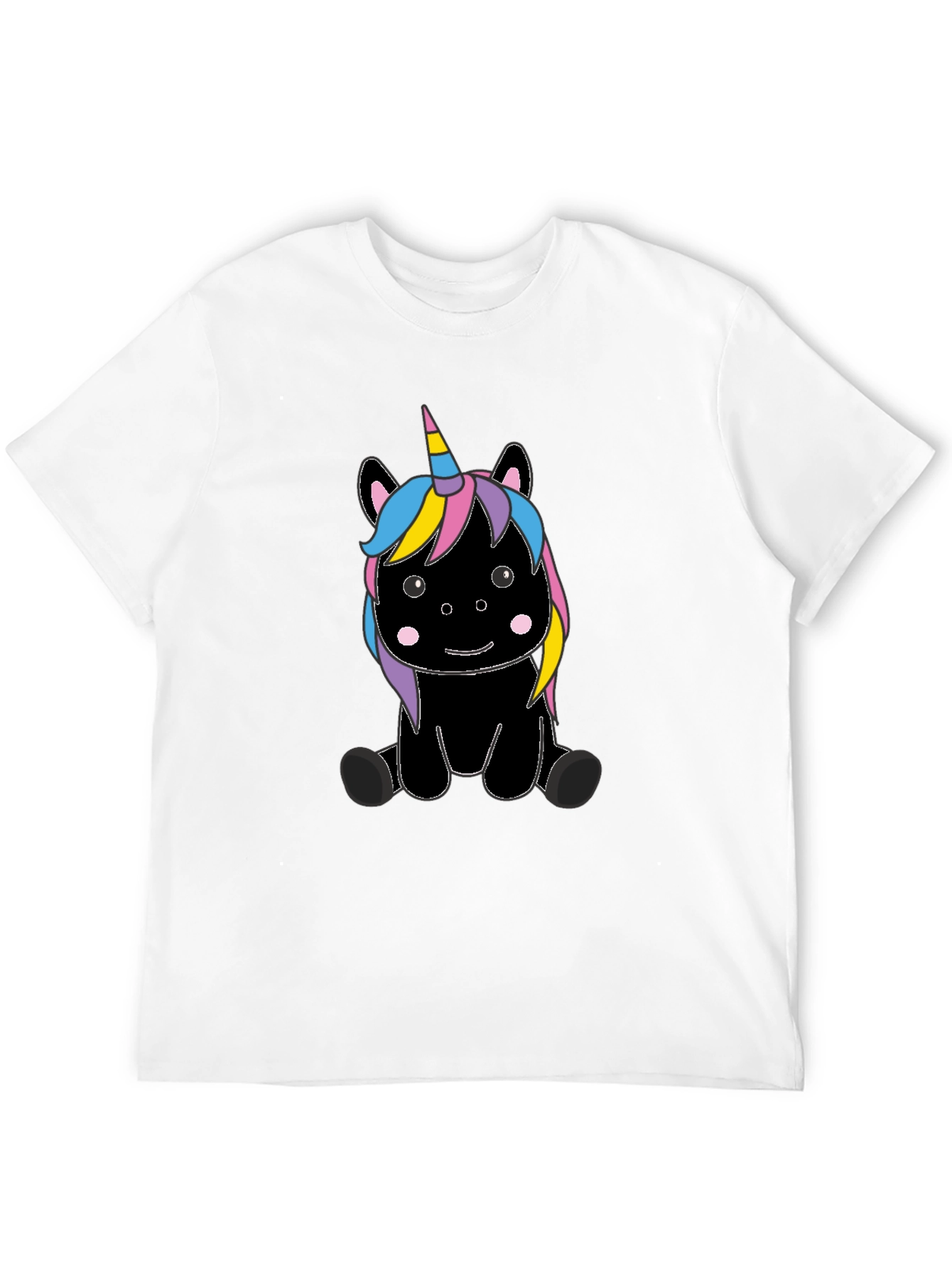 Unicorn Graphic T-Shirt - Black