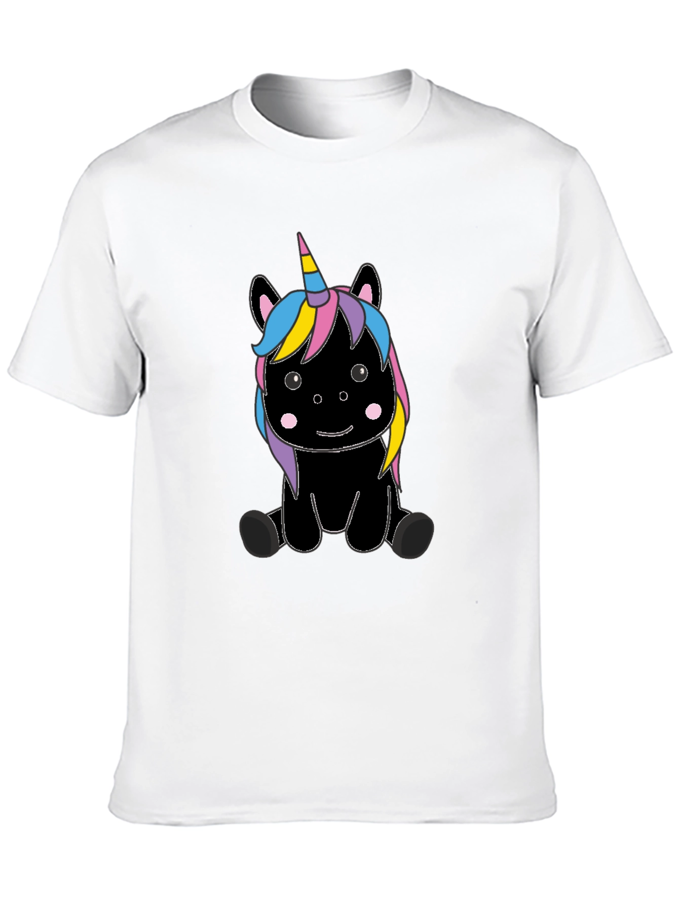 Unicorn Graphic T-Shirt - Black