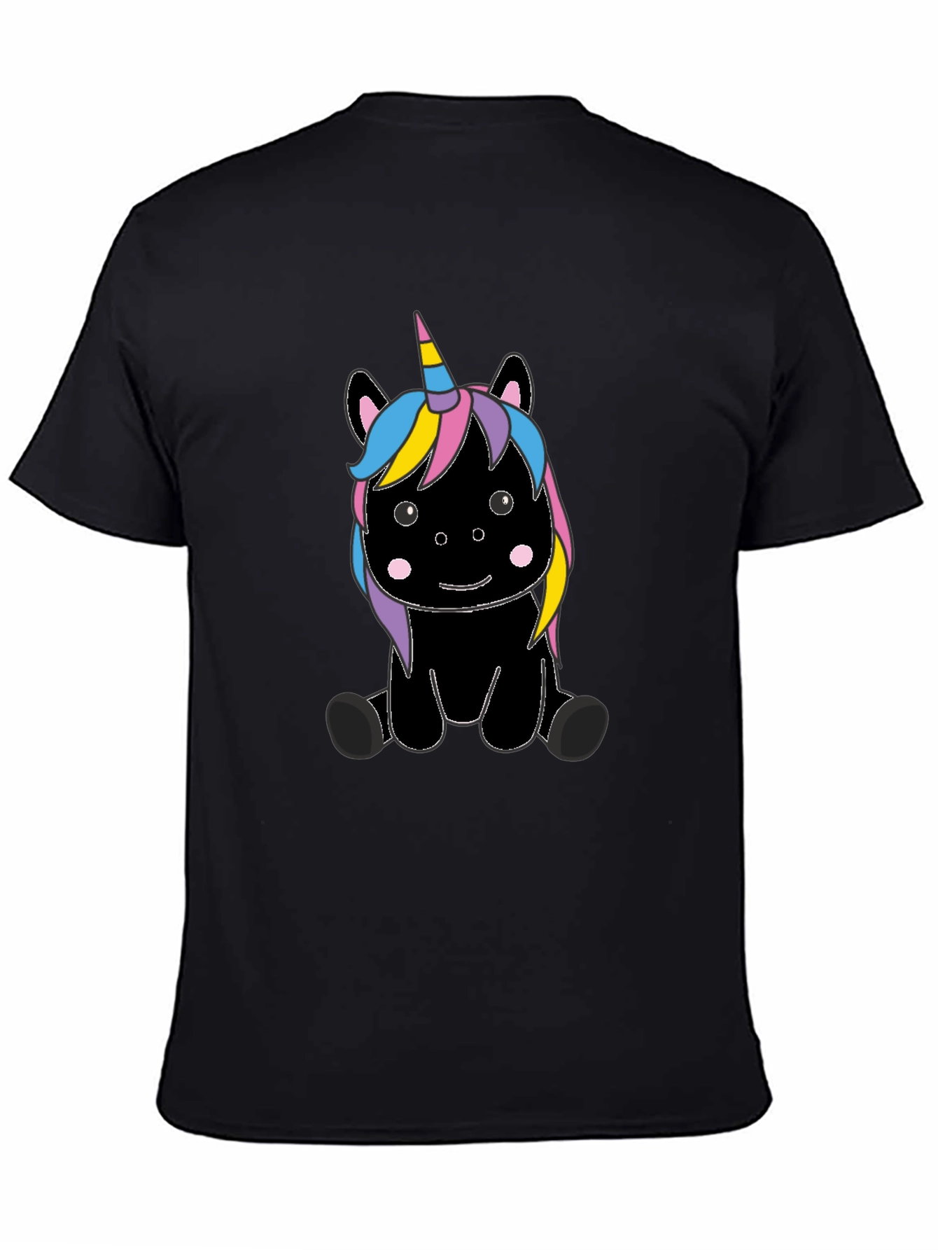 Unicorn Graphic T-Shirt - Black