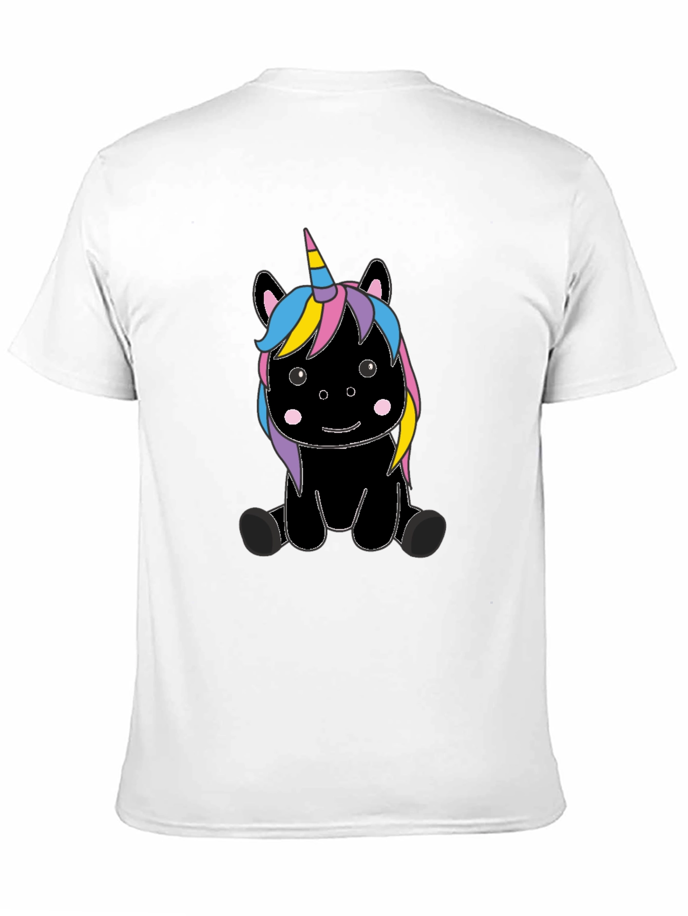 Unicorn Graphic T-Shirt - Black