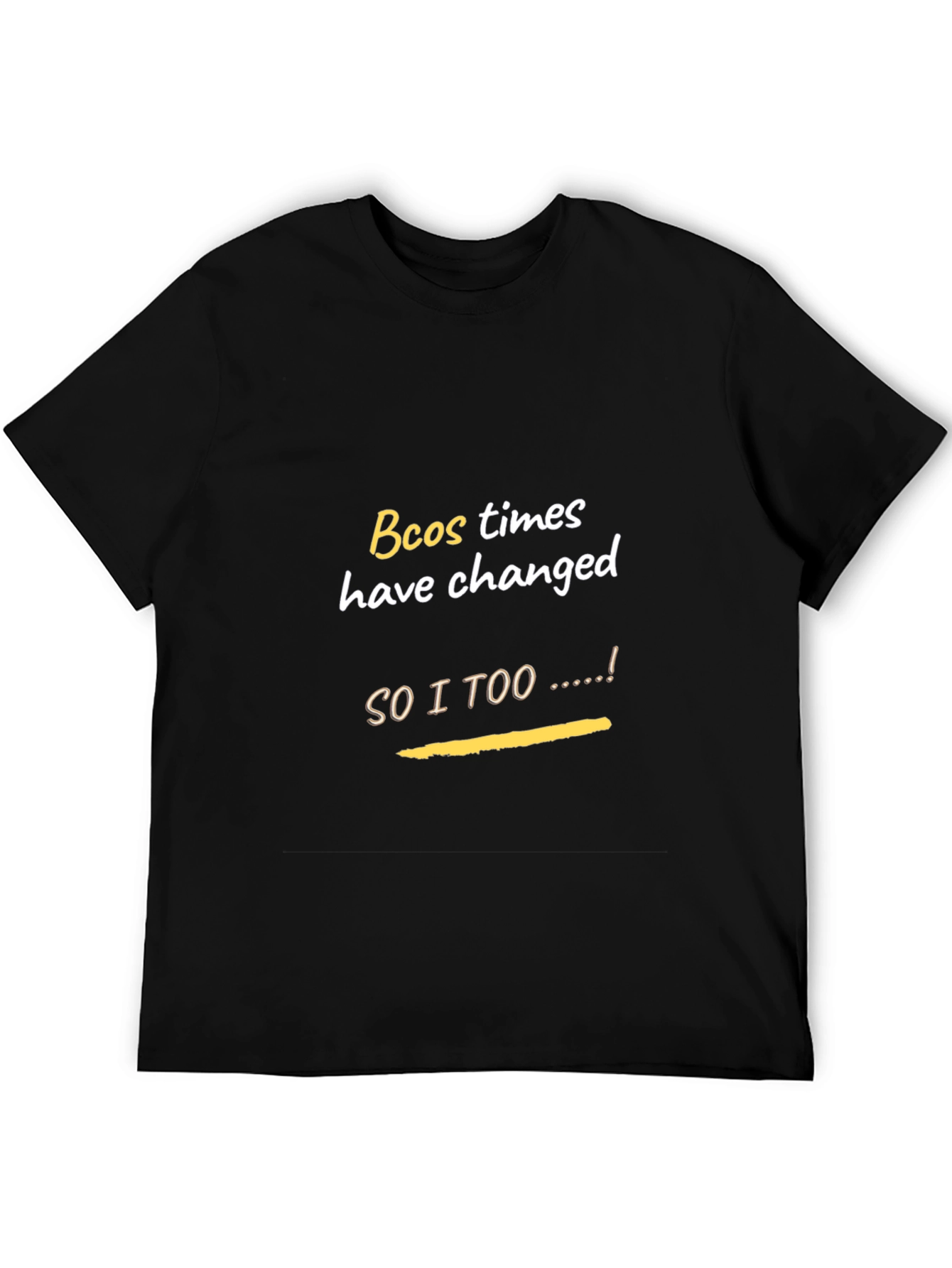 Bcos Times Have Changed Mens T-Shirt