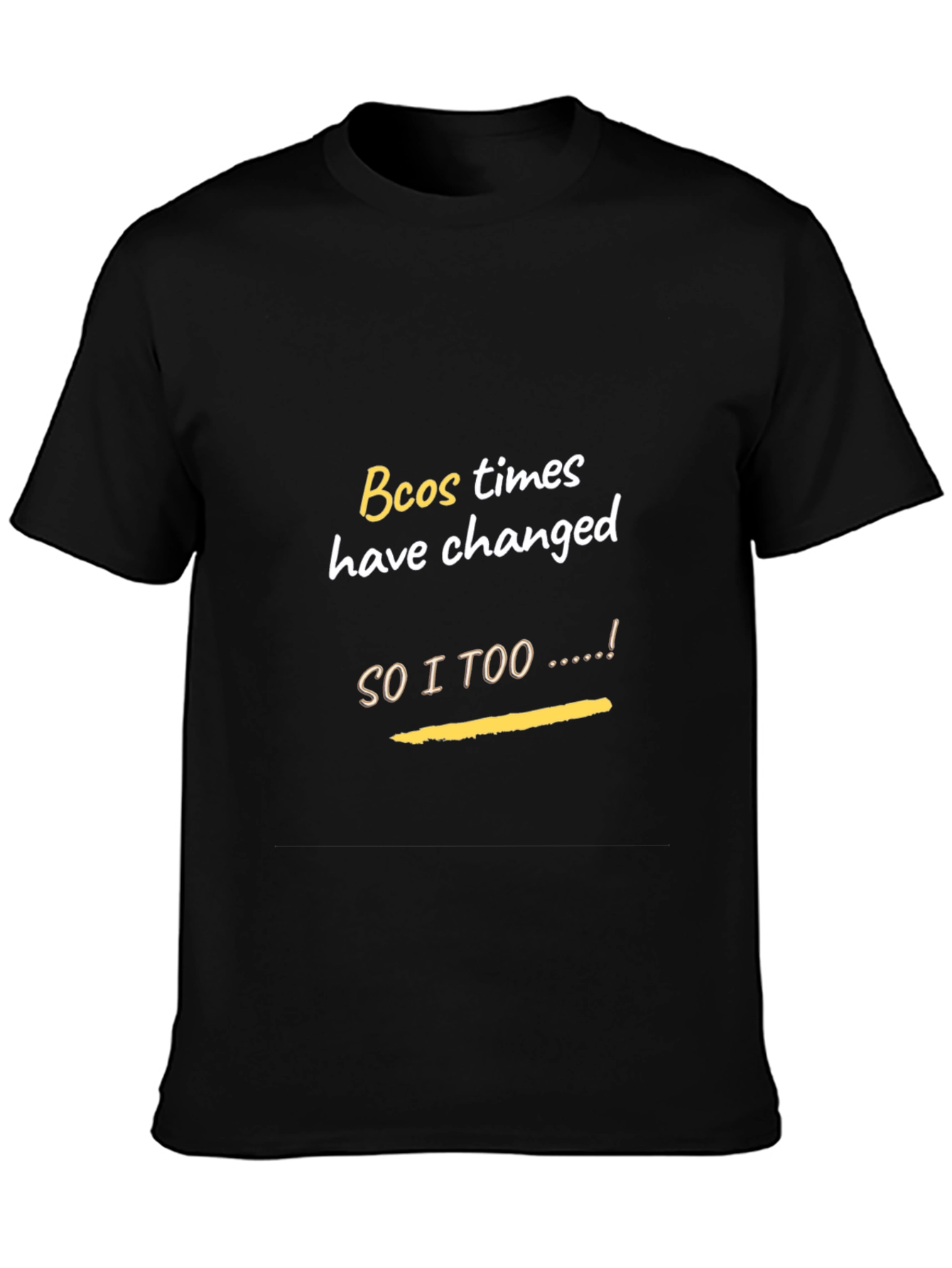 Bcos Times Have Changed Mens T-Shirt