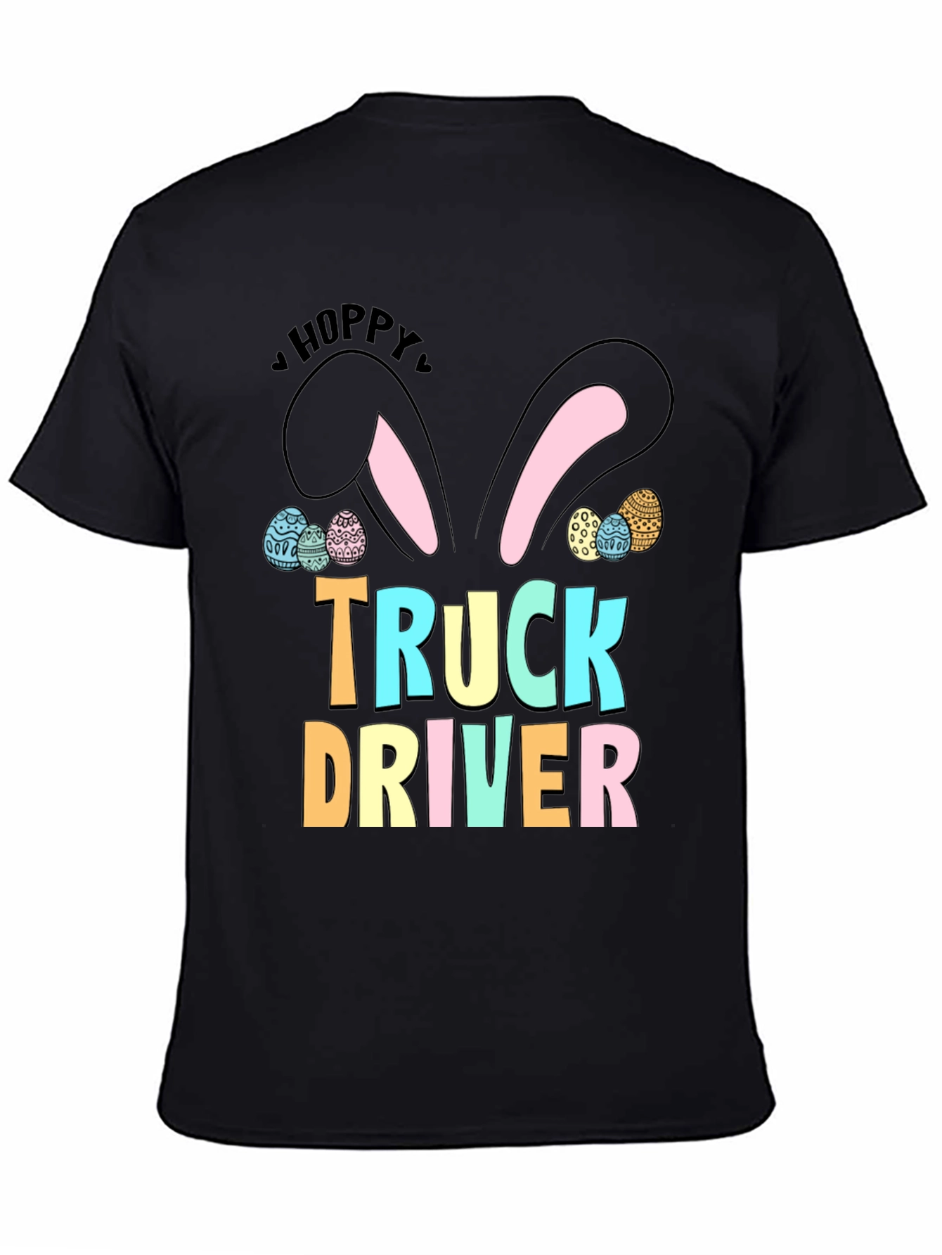 Hoppy Easter Truck Driver T-Shirt
