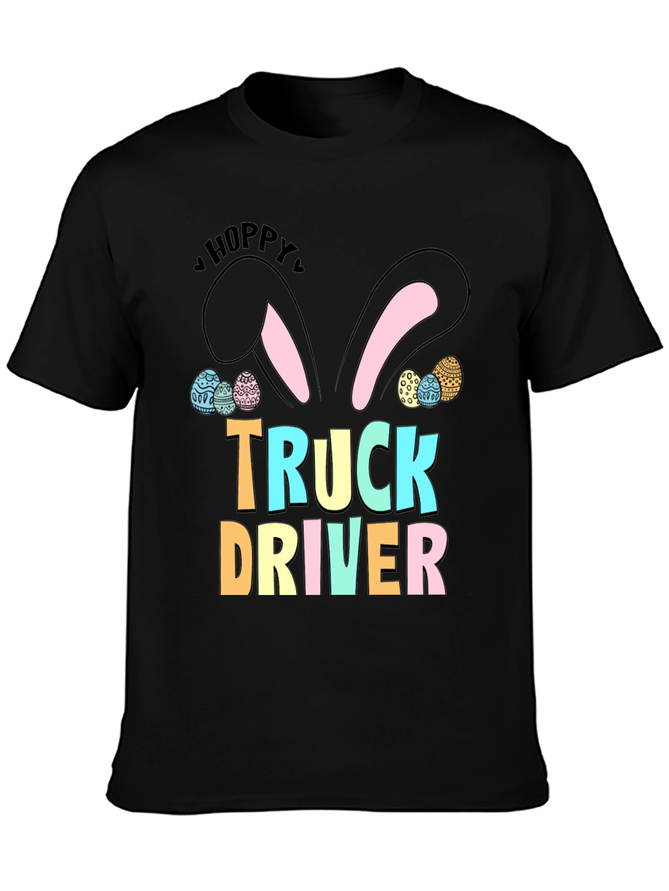 Hoppy Easter Truck Driver T-Shirt