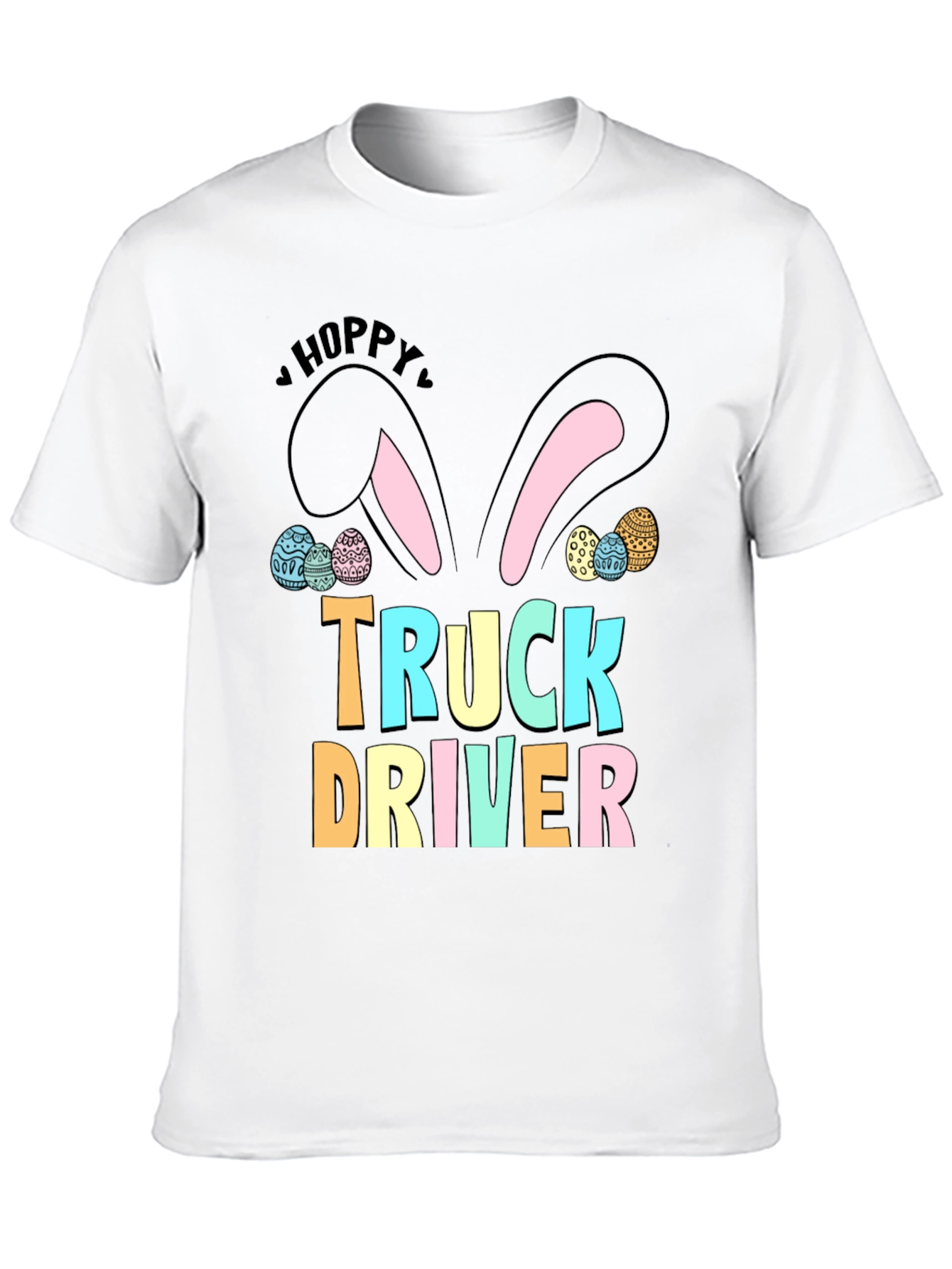 Hoppy Easter Truck Driver T-Shirt