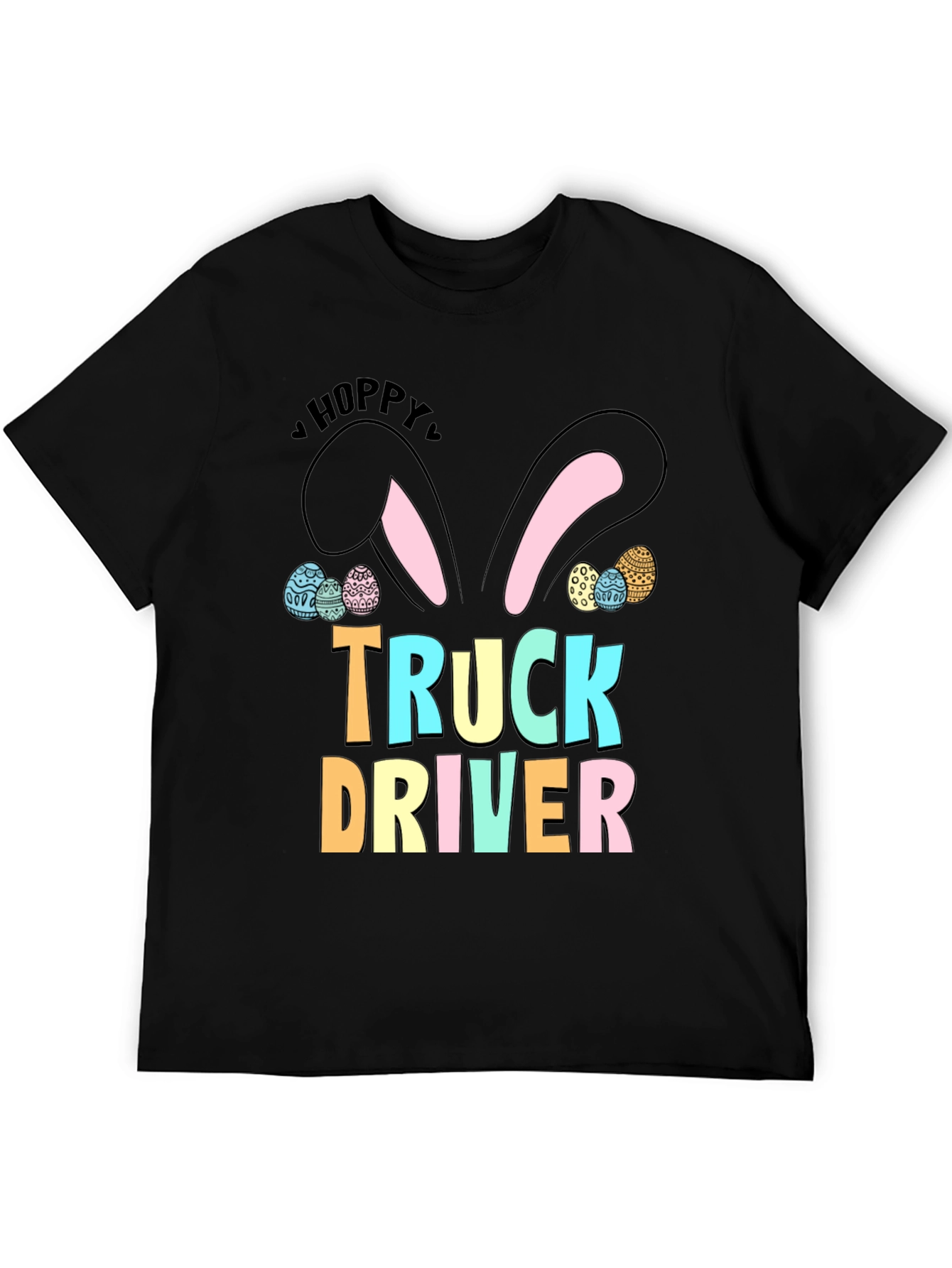 Hoppy Easter Truck Driver T-Shirt