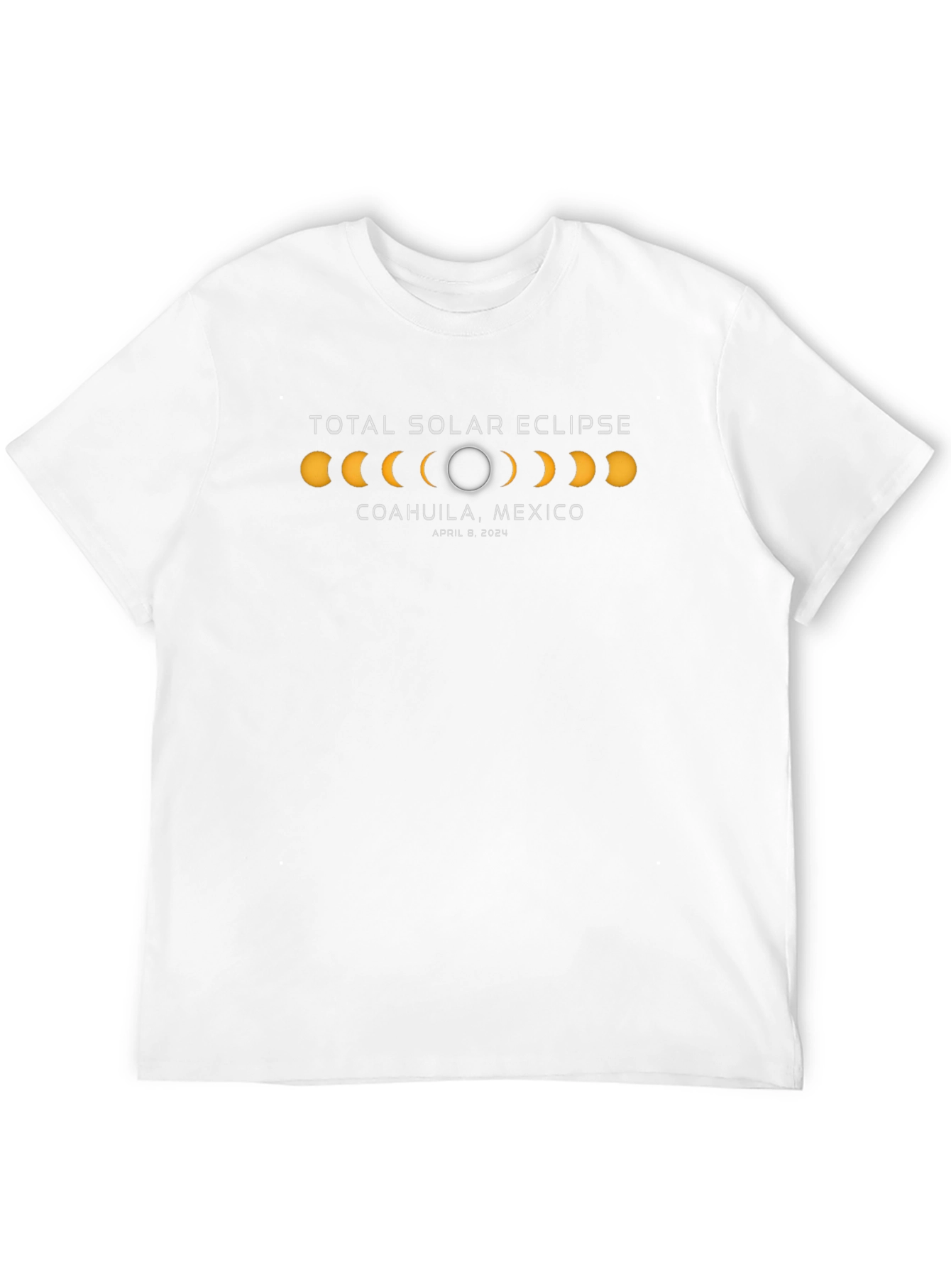 Total Solar Eclipse T-Shirt - Coahuila Mexico 2024