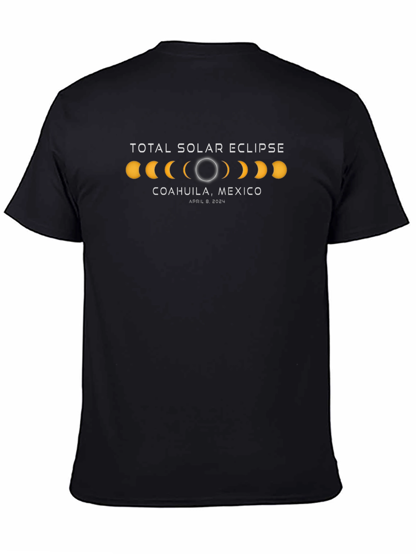 Total Solar Eclipse T-Shirt - Coahuila Mexico 2024