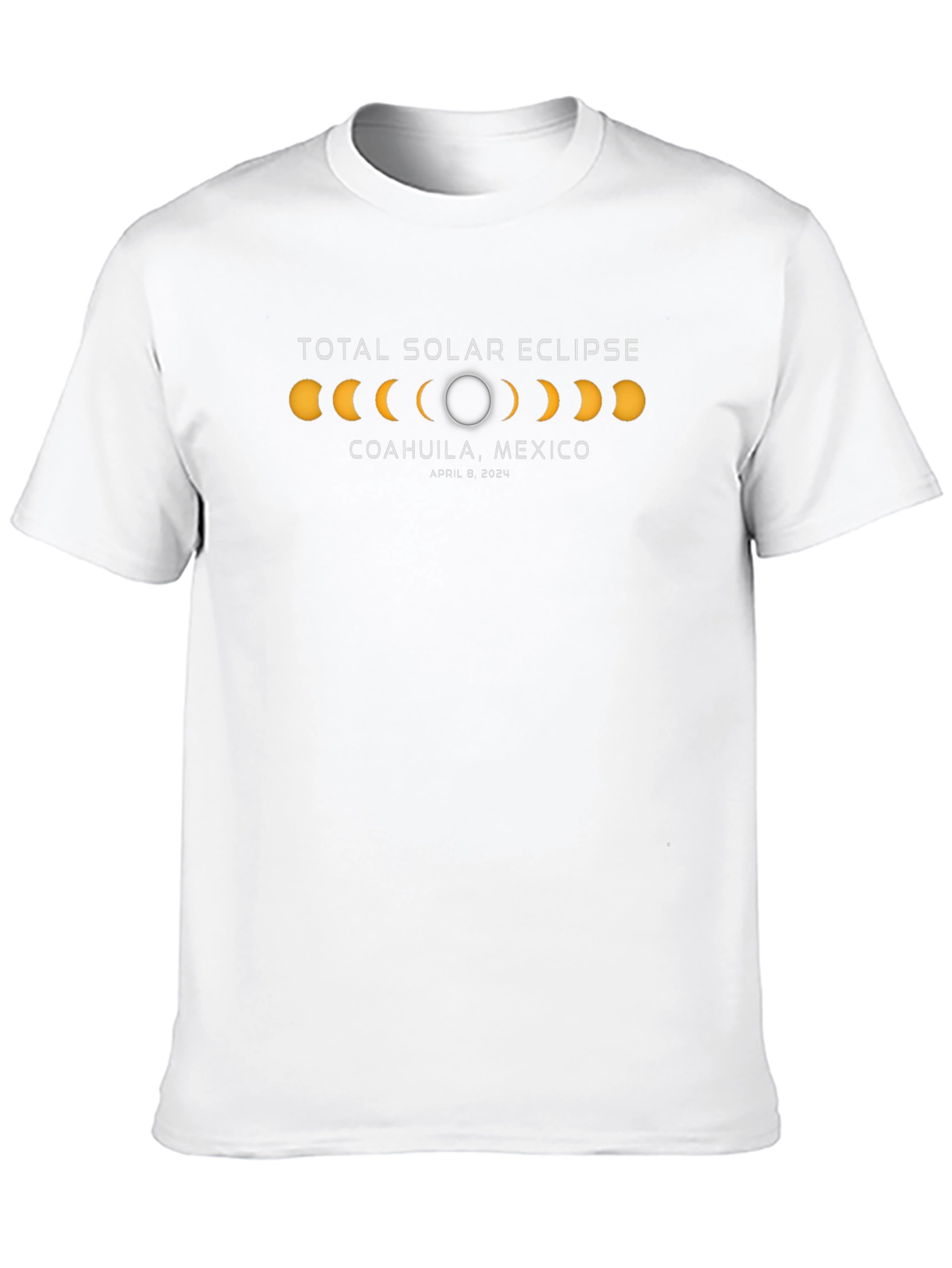 Total Solar Eclipse T-Shirt - Coahuila Mexico 2024