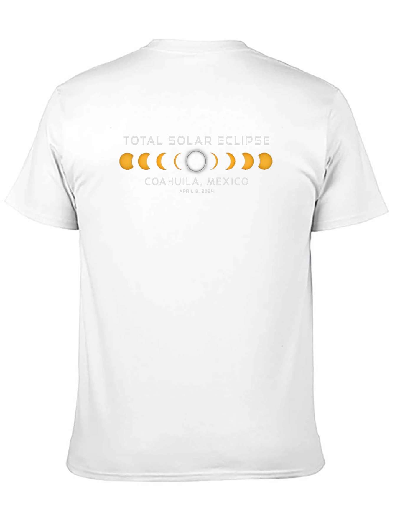 Total Solar Eclipse T-Shirt - Coahuila Mexico 2024