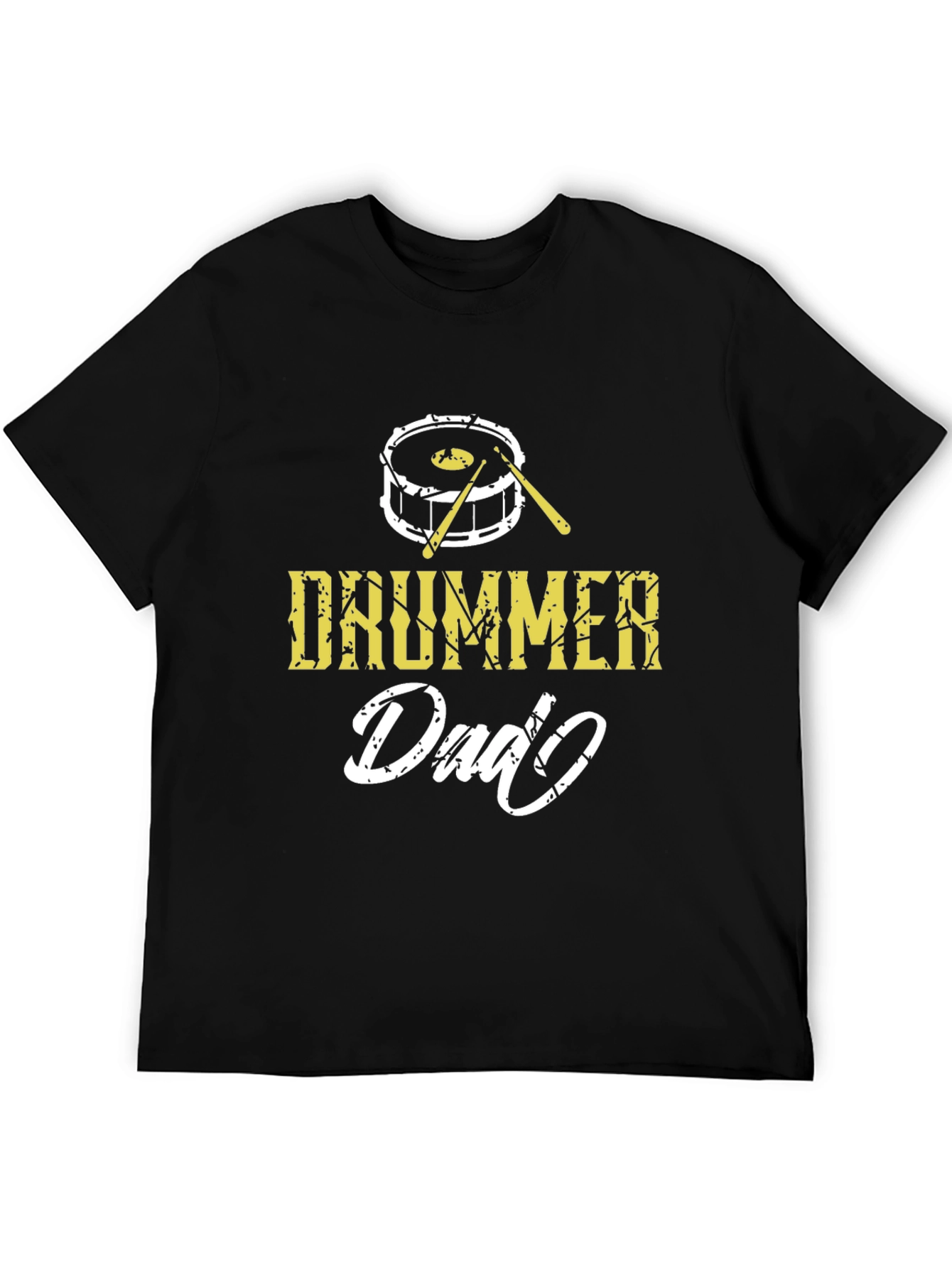Drummer Dad Graphic T-Shirt - Music Lover Gift