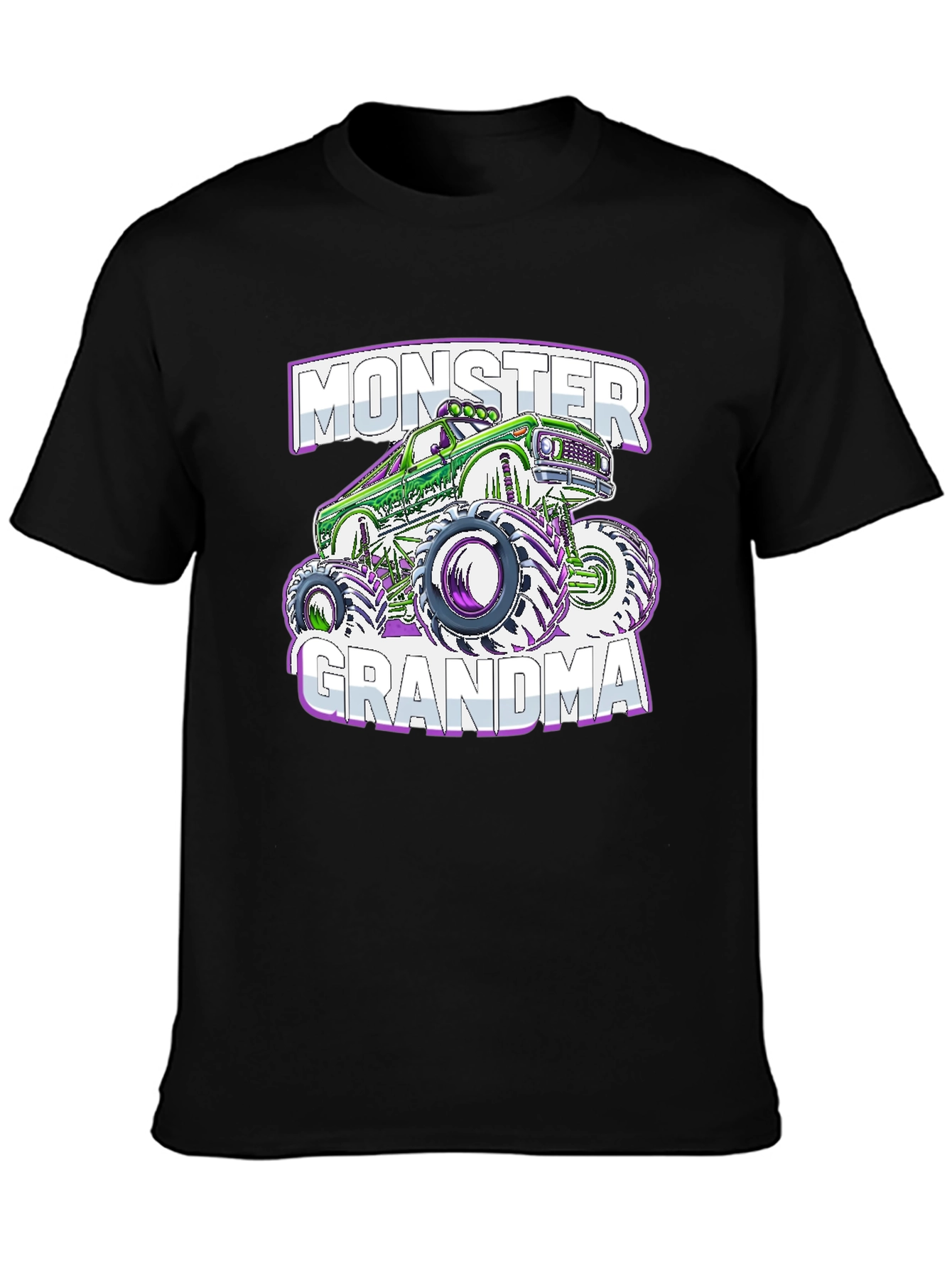 Monster Grandma Truck Graphic T-Shirt