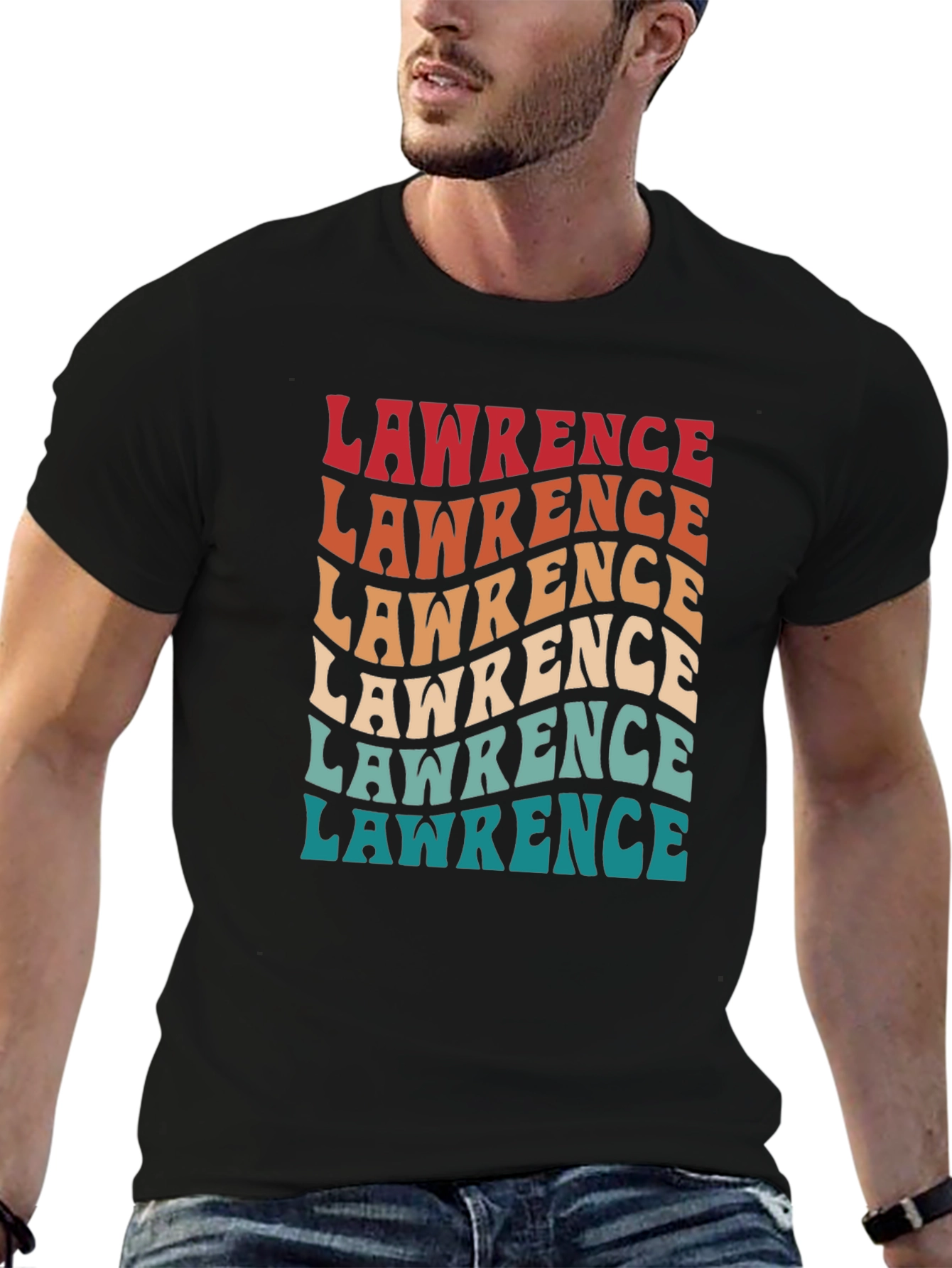 Lawrence Retro T-Shirt Personalized