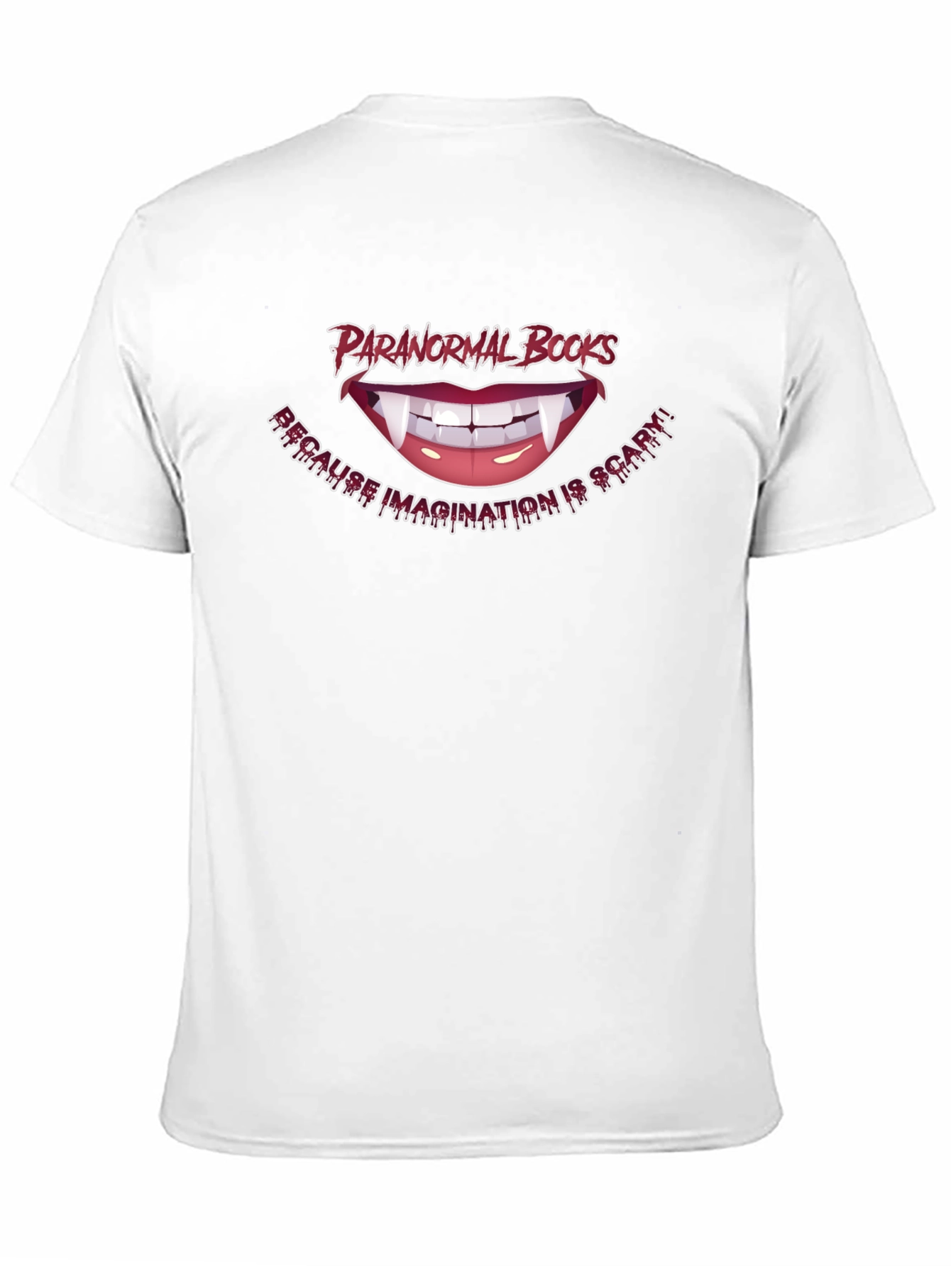 Paranormal Books T-Shirt - Imagination is Scary!