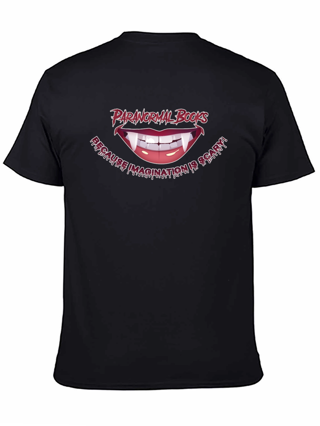 Paranormal Books T-Shirt - Imagination is Scary!