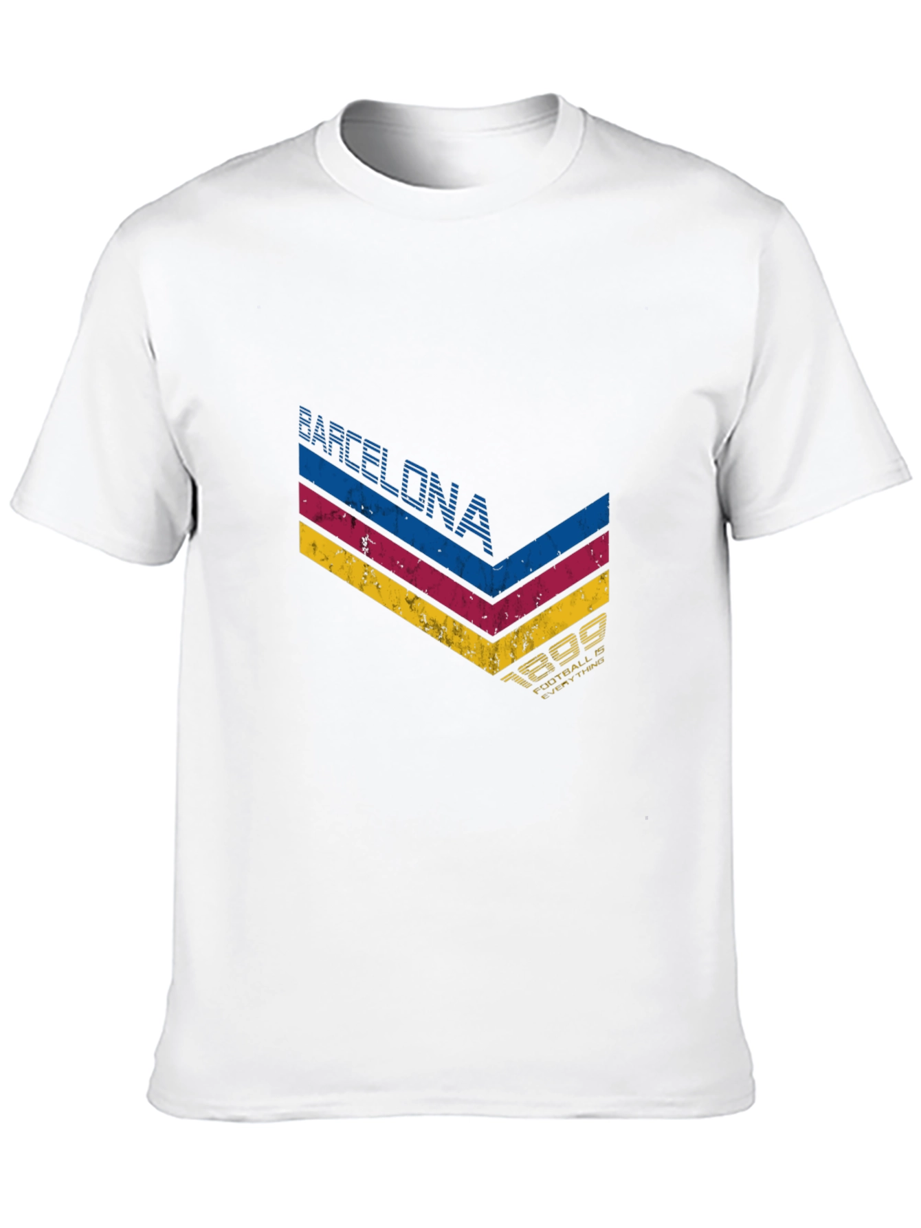 Barcelona 1899 Graphic Tee - Retro Style