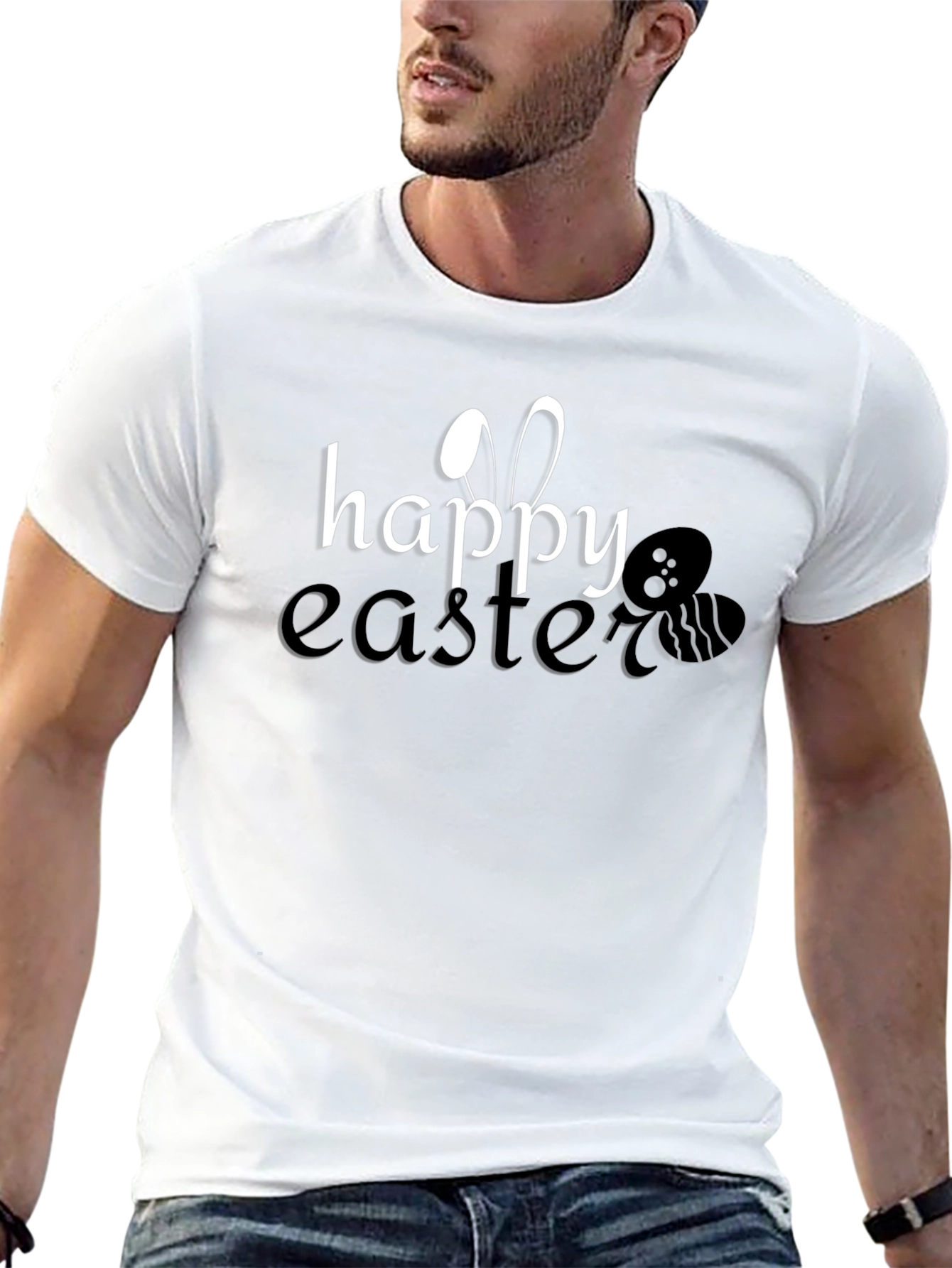 Happy Easter Graphic T-Shirt - Holiday Celebration Tee