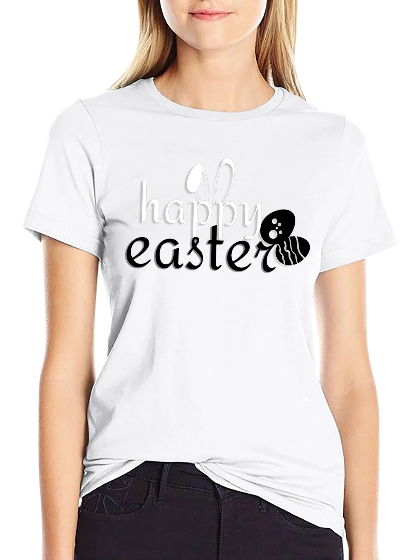 Happy Easter Graphic T-Shirt - Holiday Celebration Tee