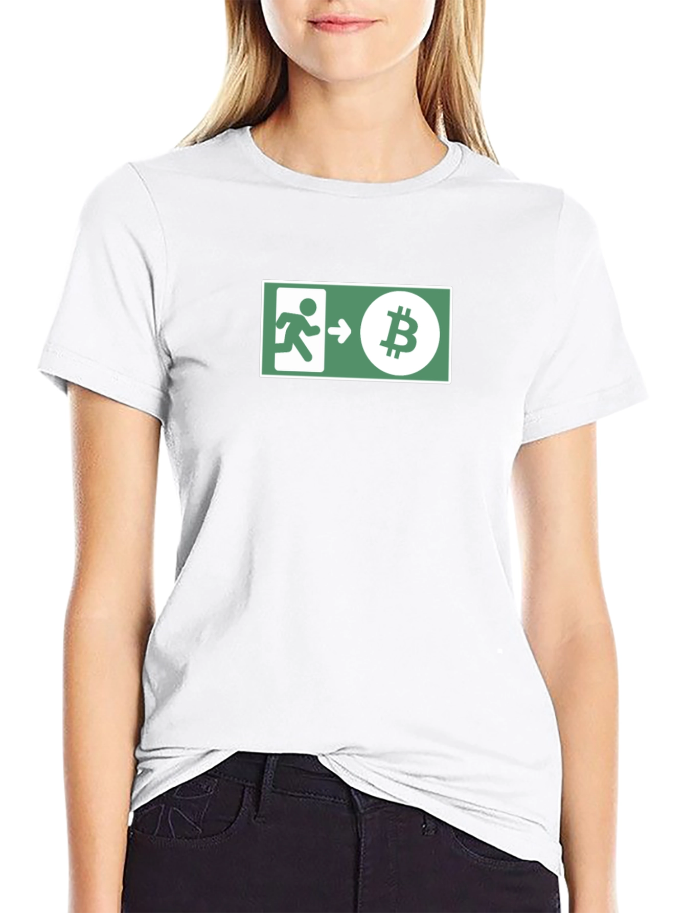 Bitcoin Exit Strategy T-Shirt - Crypto Humor Tee