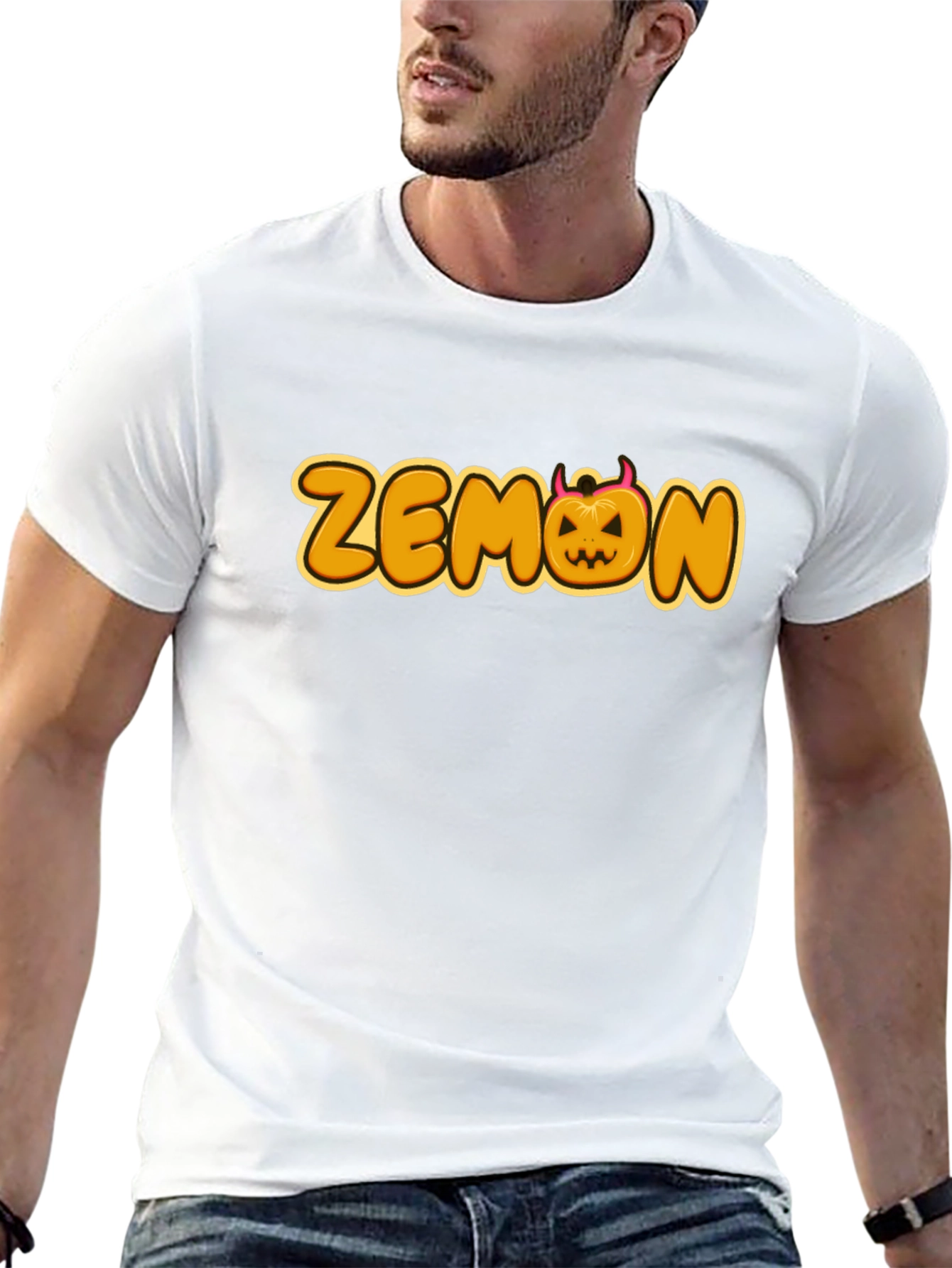 Halloween Zemon T-Shirt - Mens Black Tee