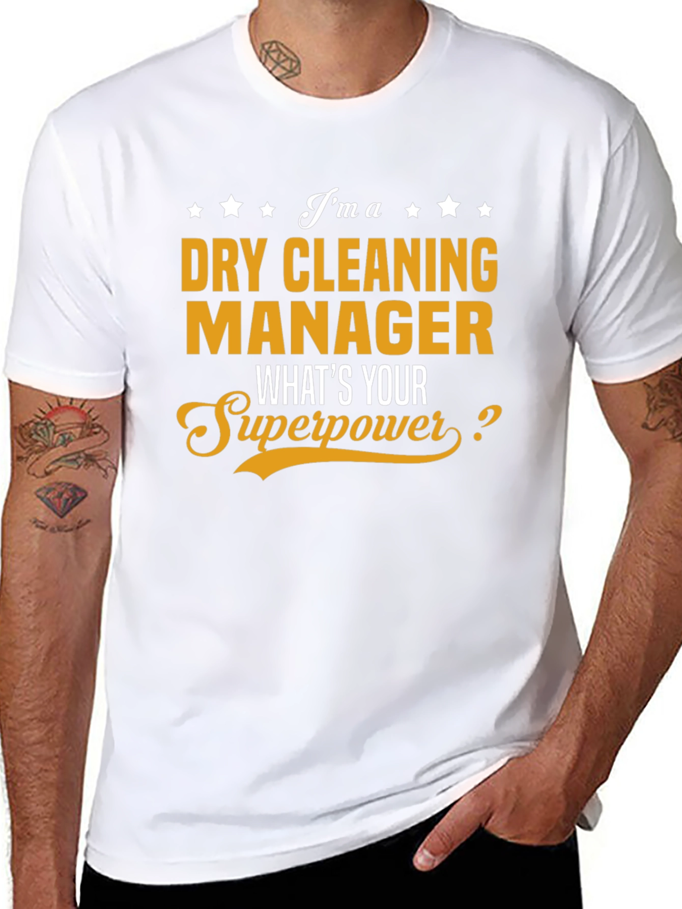 Dry Cleaning Manager T-Shirt: Whats Your Superpower?