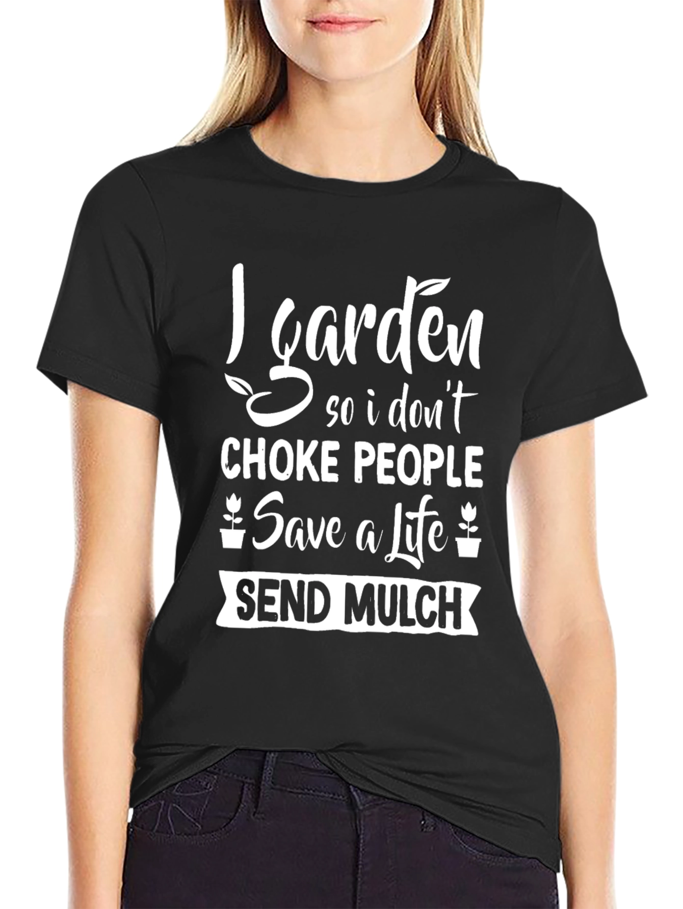 I Garden Funny Graphic T-Shirt