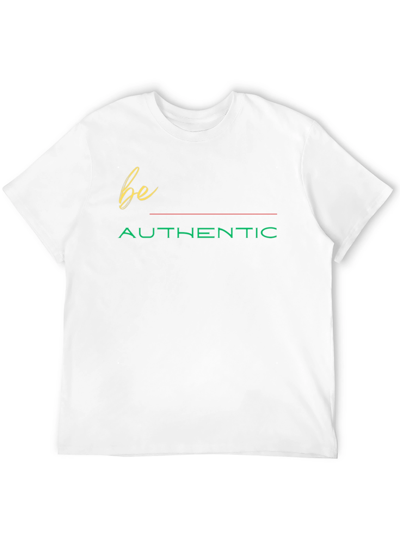 Be Authentic Graphic T-Shirt - Classic Black Tee