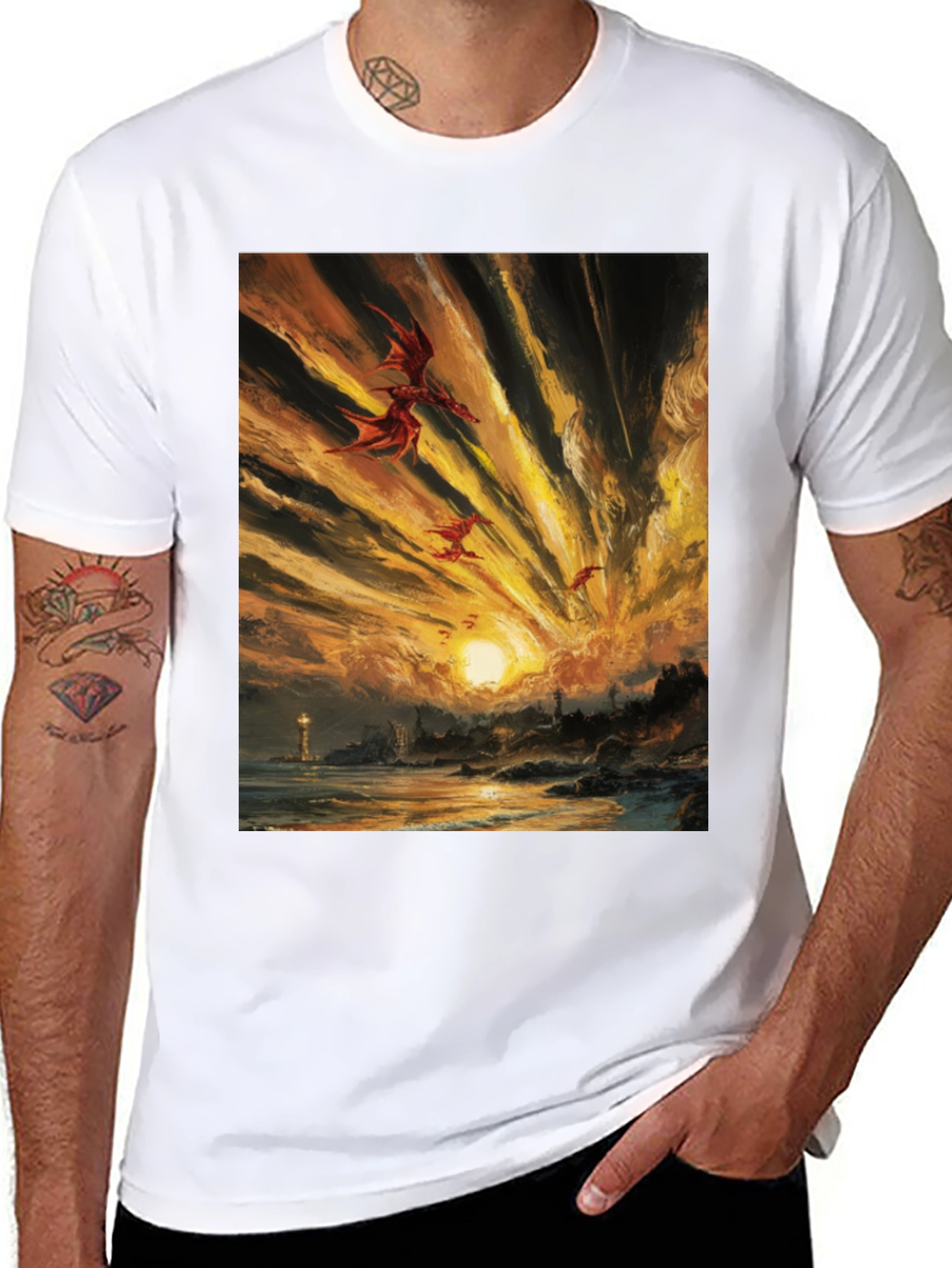 Dragon Sunset T-Shirt