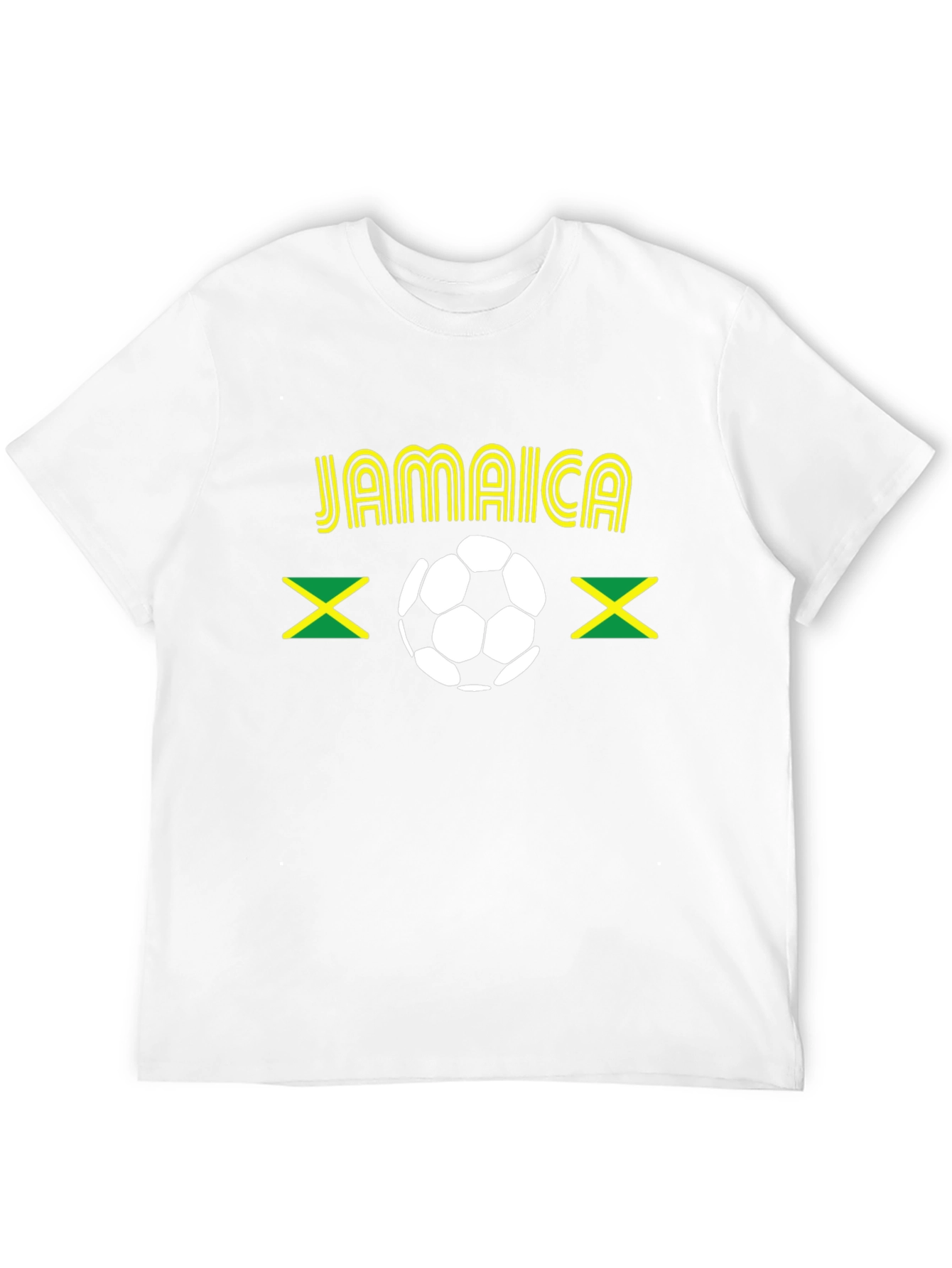 Jamaica Soccer T-Shirt - Black