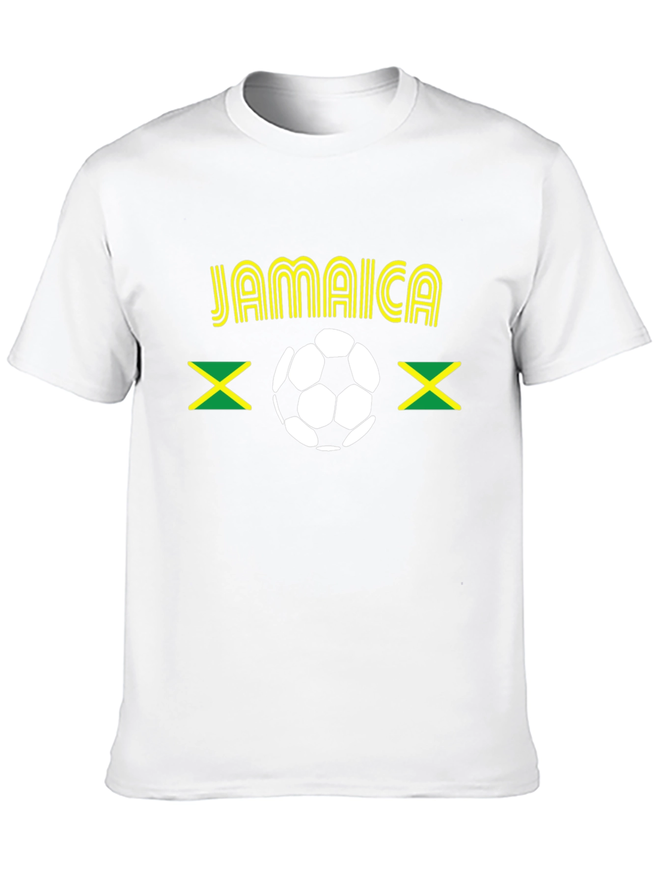 Jamaica Soccer T-Shirt - Black