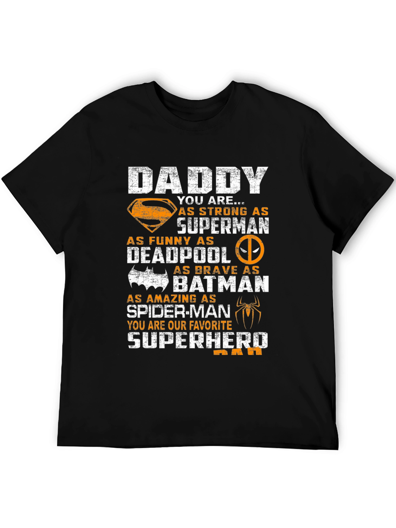 Superhero Dad Graphic T-Shirt - Fathers Day Gift
