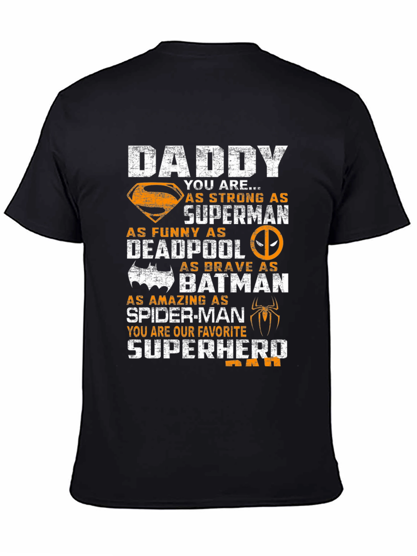 Superhero Dad Graphic T-Shirt - Fathers Day Gift
