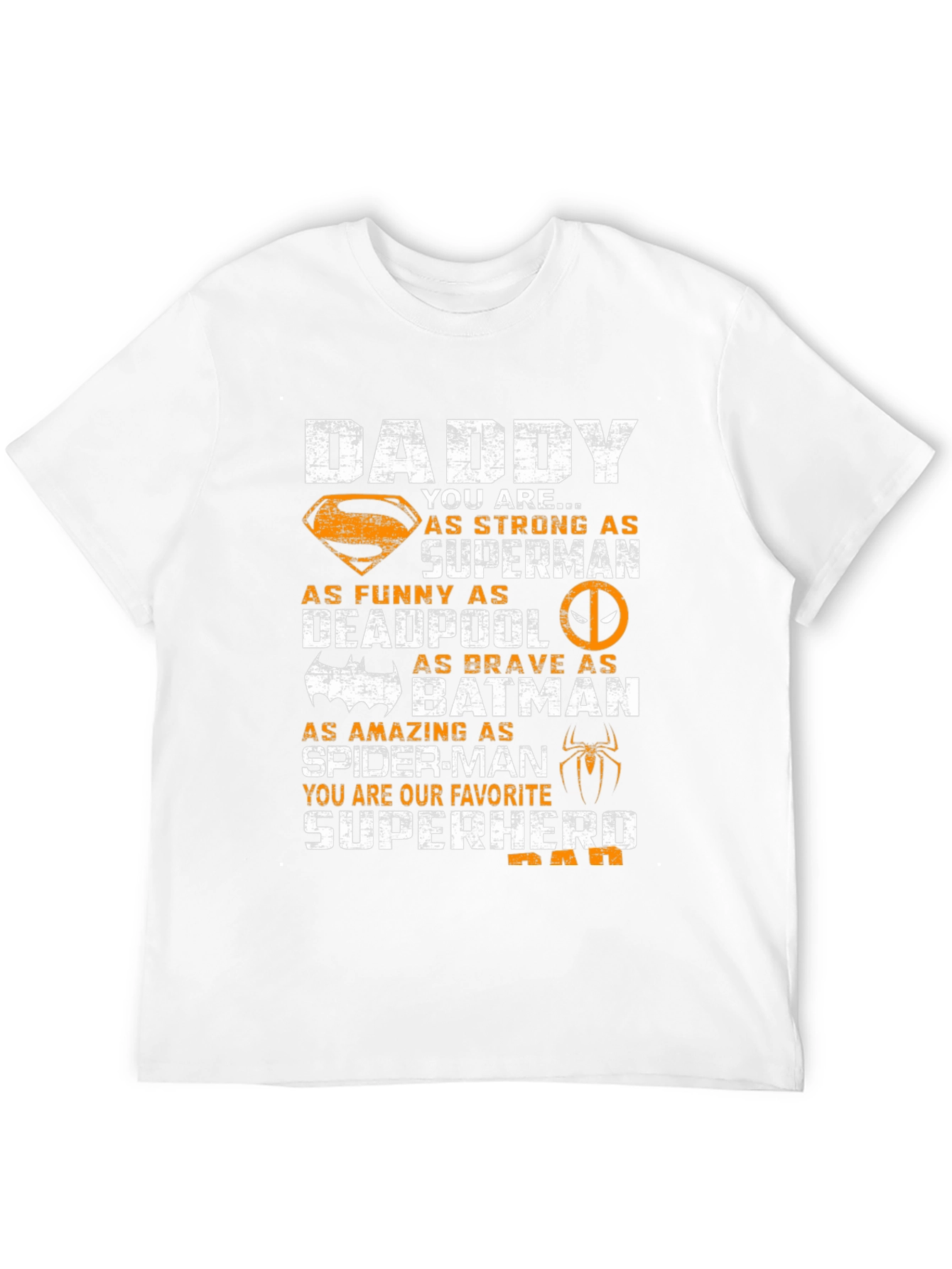 Superhero Dad Graphic T-Shirt - Fathers Day Gift