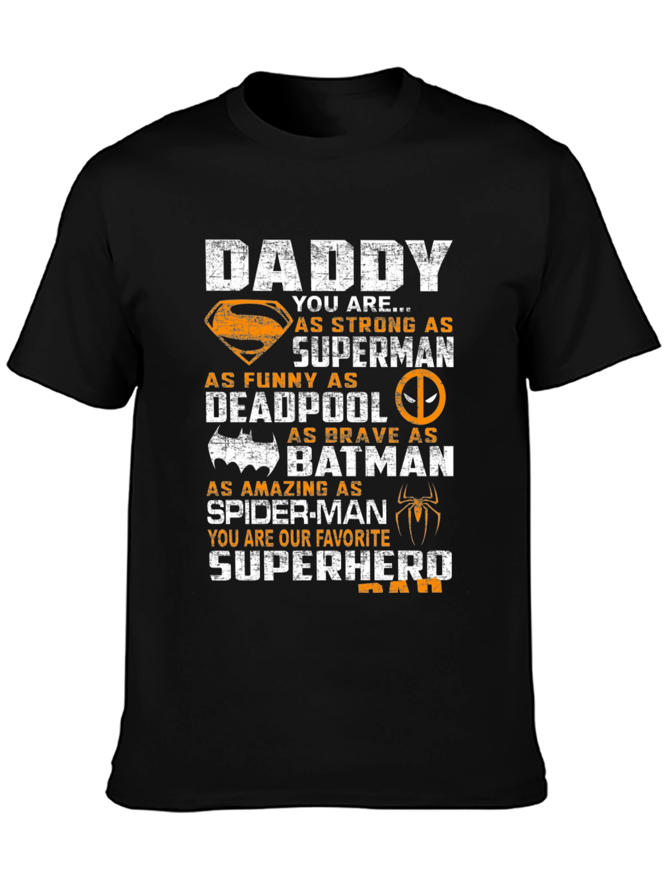 Superhero Dad Graphic T-Shirt - Fathers Day Gift