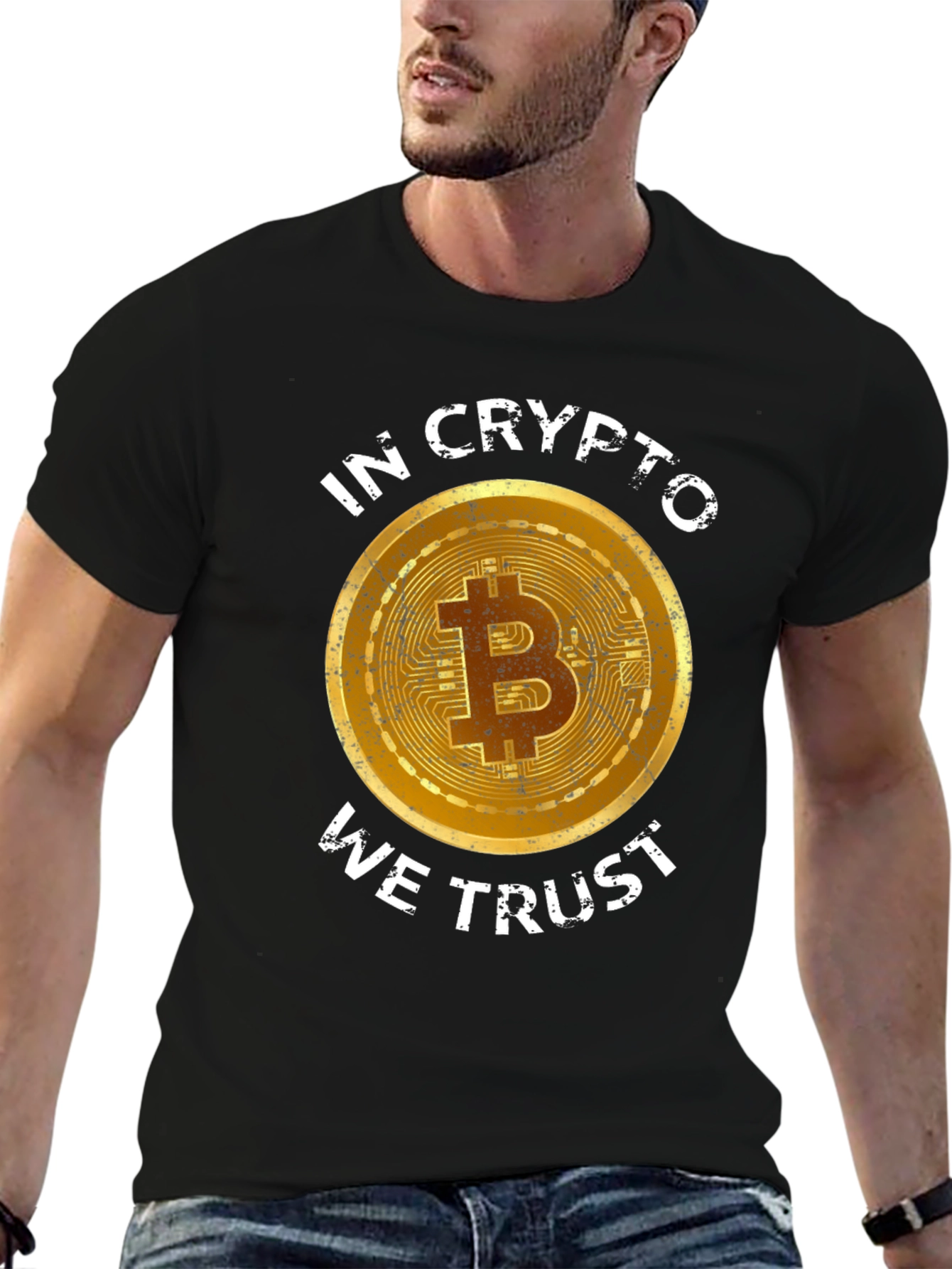 Crypto Bitcoin T-Shirt - In Crypto We Trust