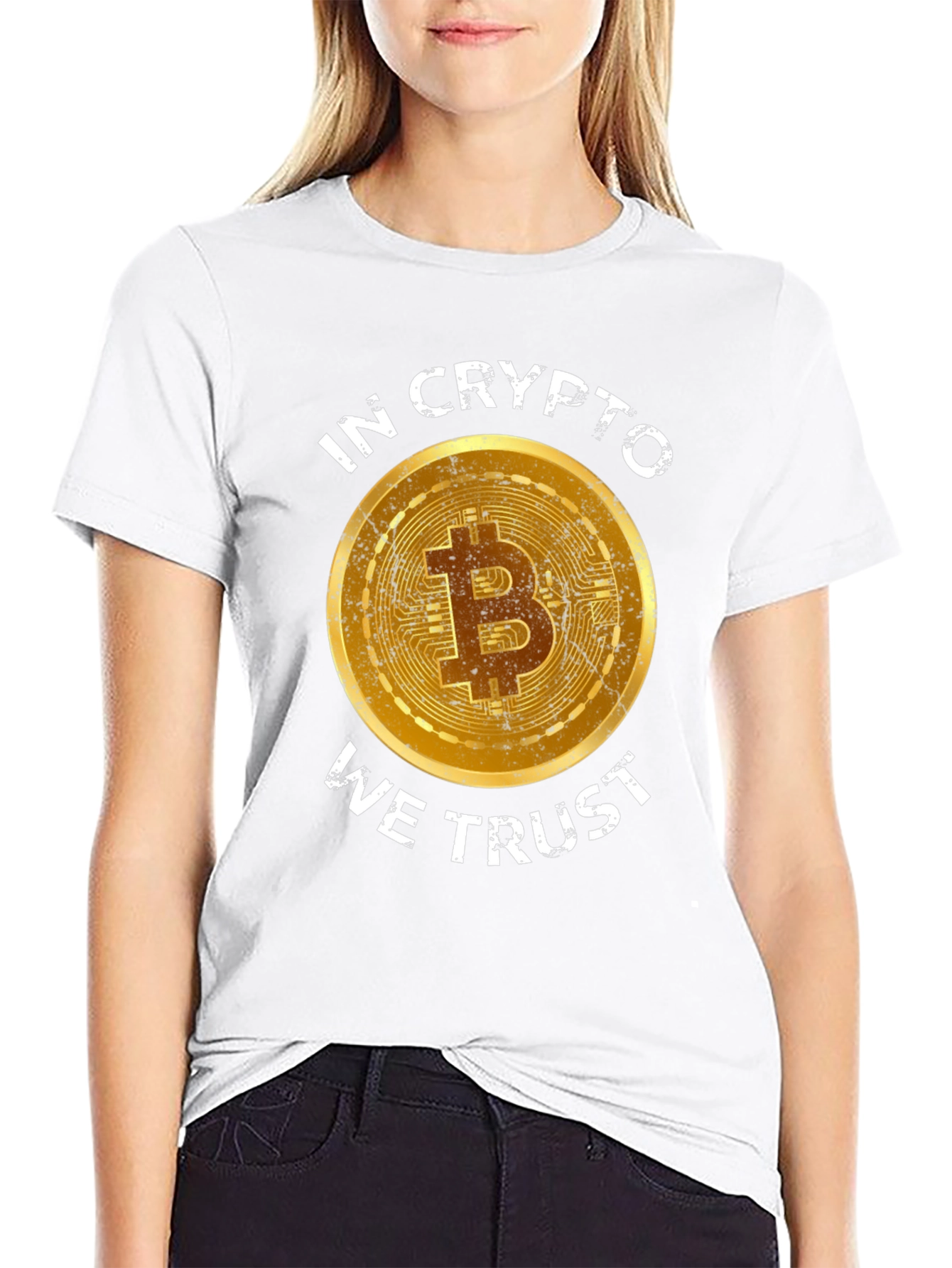 Crypto Bitcoin T-Shirt - In Crypto We Trust