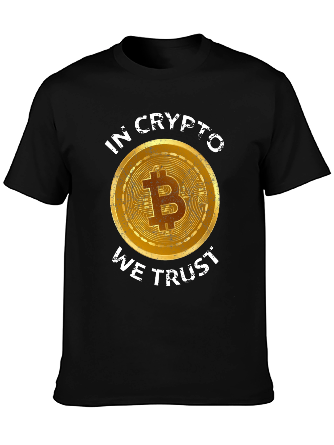 Crypto Bitcoin T-Shirt - In Crypto We Trust