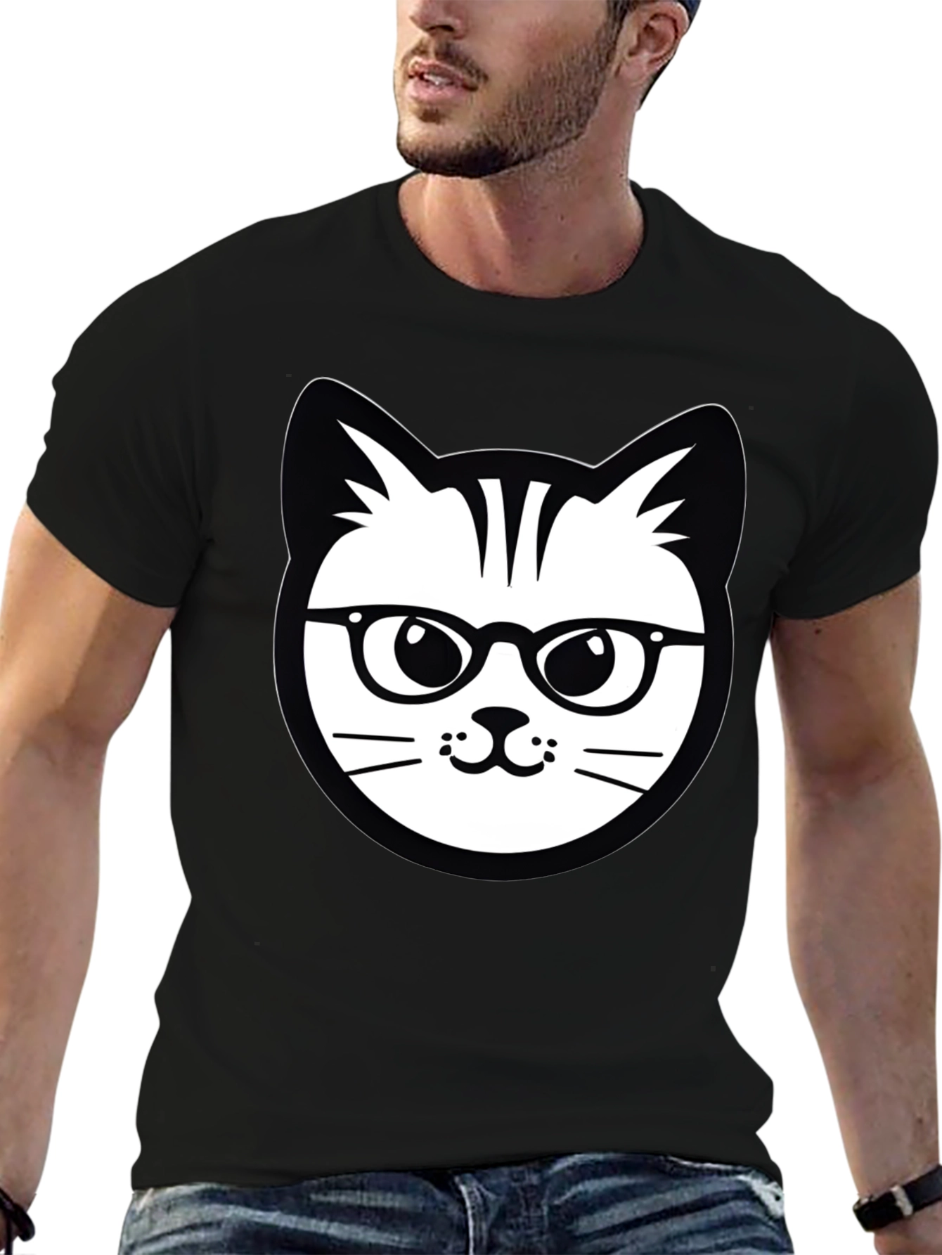 Cool Cat T-Shirt - Stylish Graphic Tee