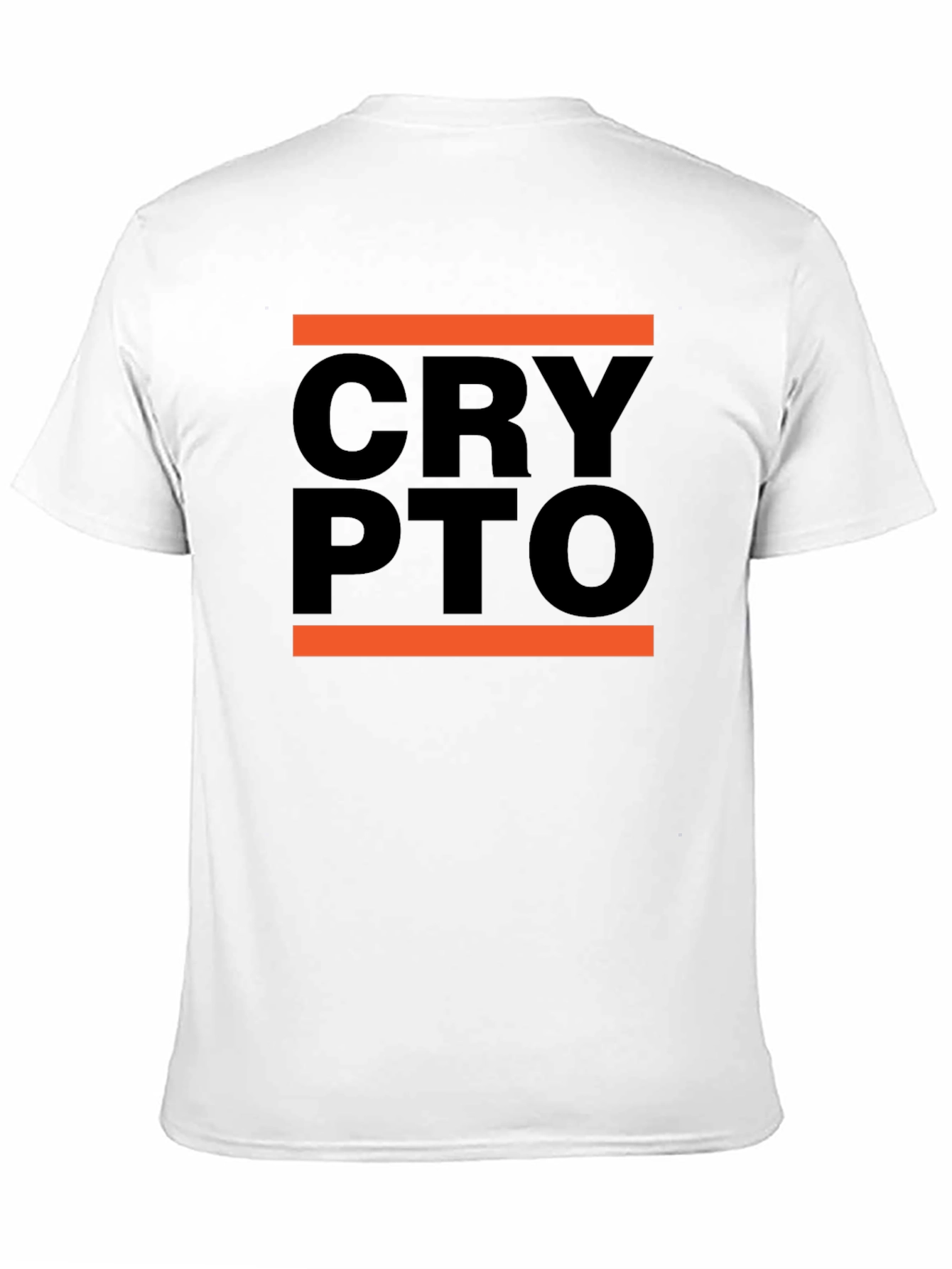 Crypto Tee - Modern Black Graphic T-Shirt