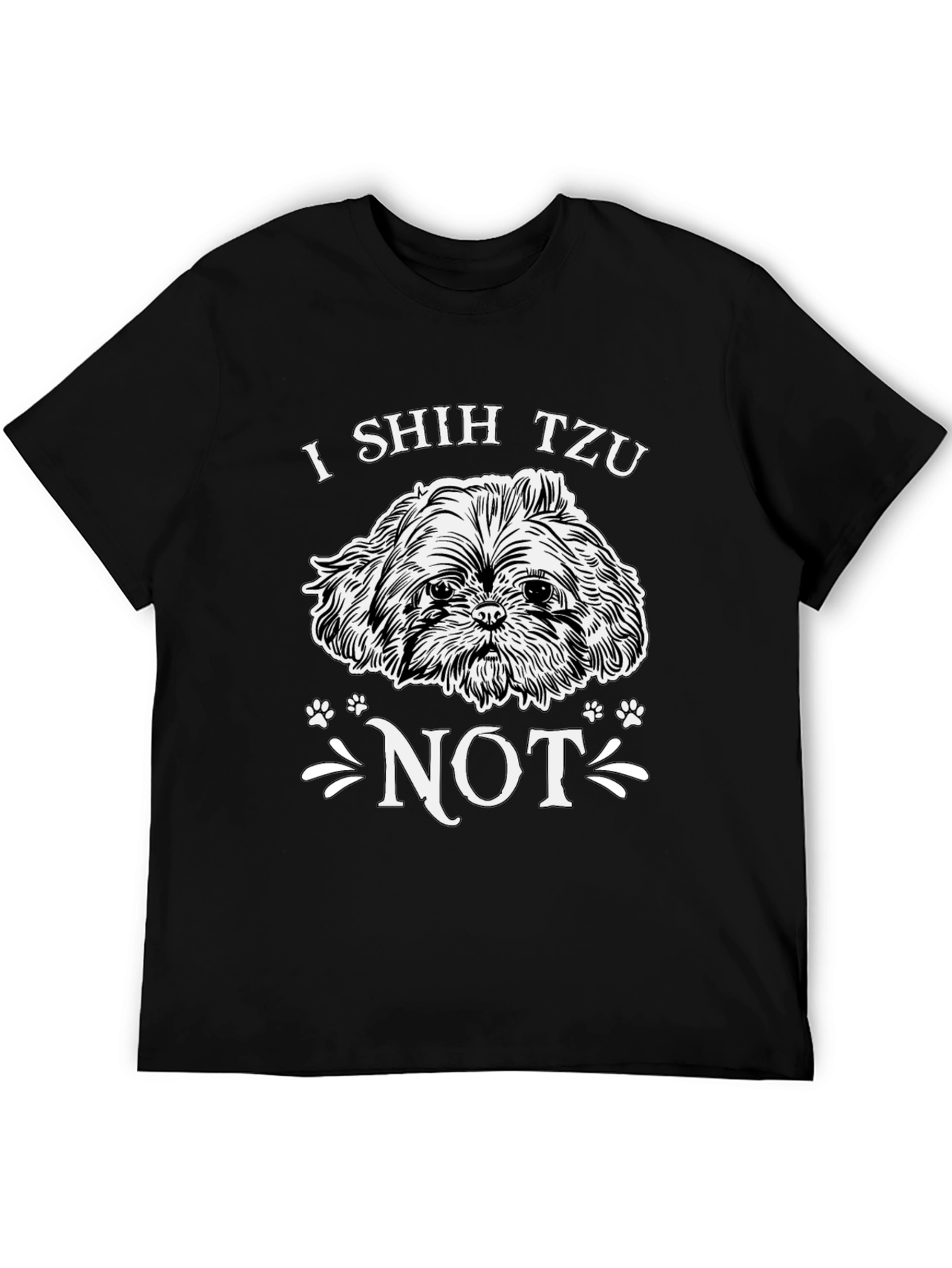 I Shih Tzu Not Black Graphic Tee