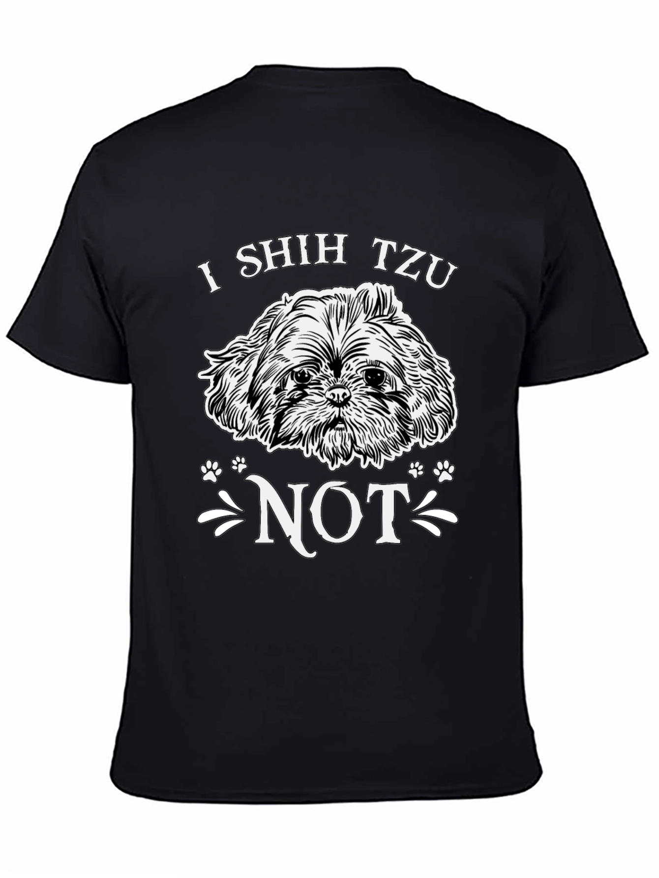 I Shih Tzu Not Black Graphic Tee