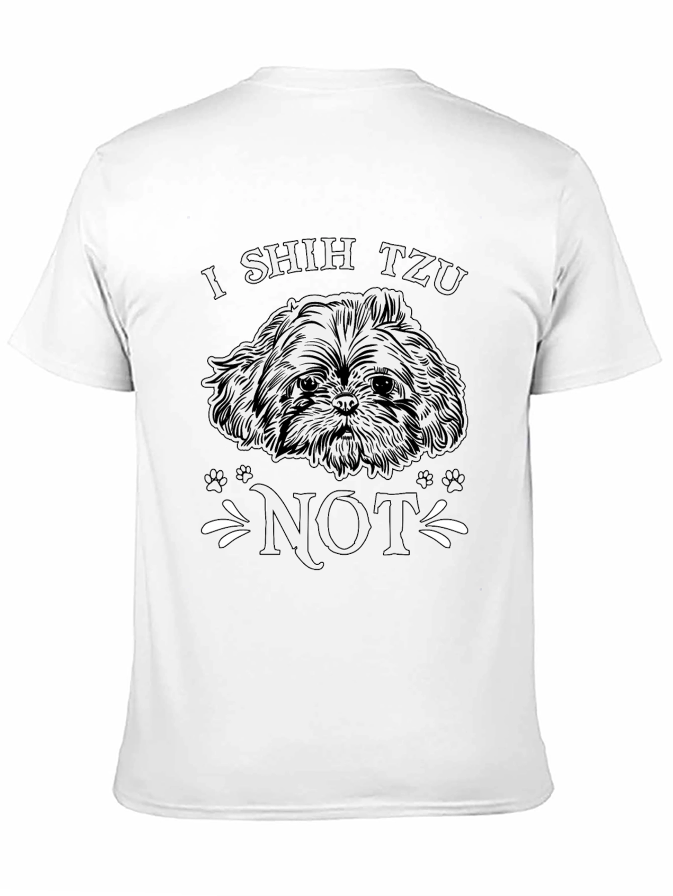 I Shih Tzu Not Black Graphic Tee