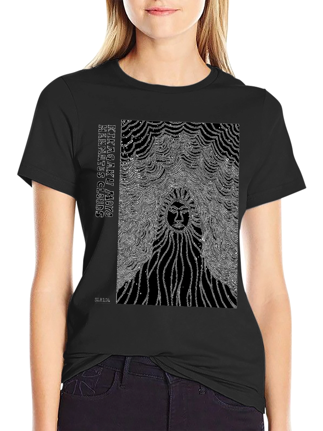 Kikagaku Moyo Clouds T-Shirt - Black Graphic Tee