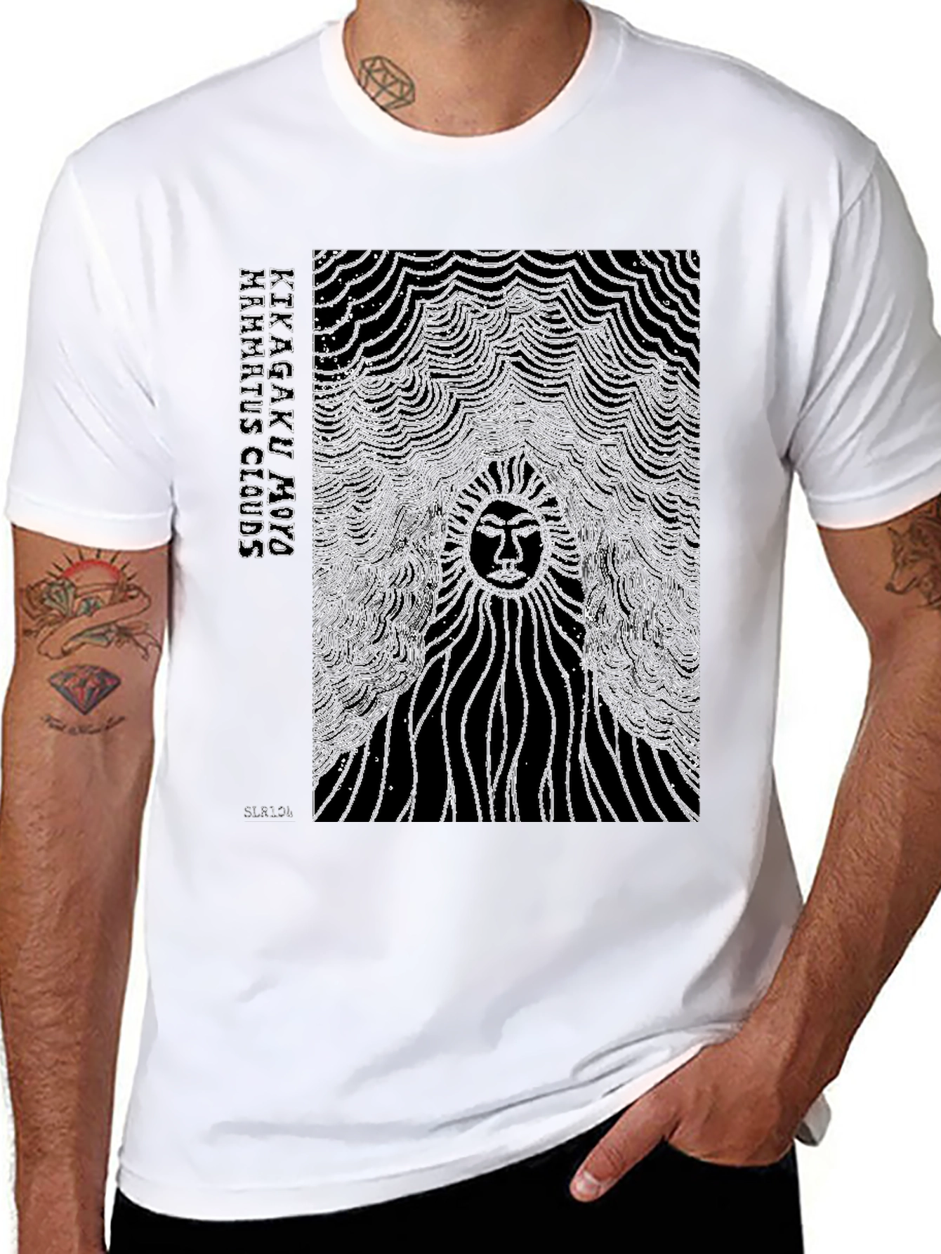 Kikagaku Moyo Clouds T-Shirt - Black Graphic Tee