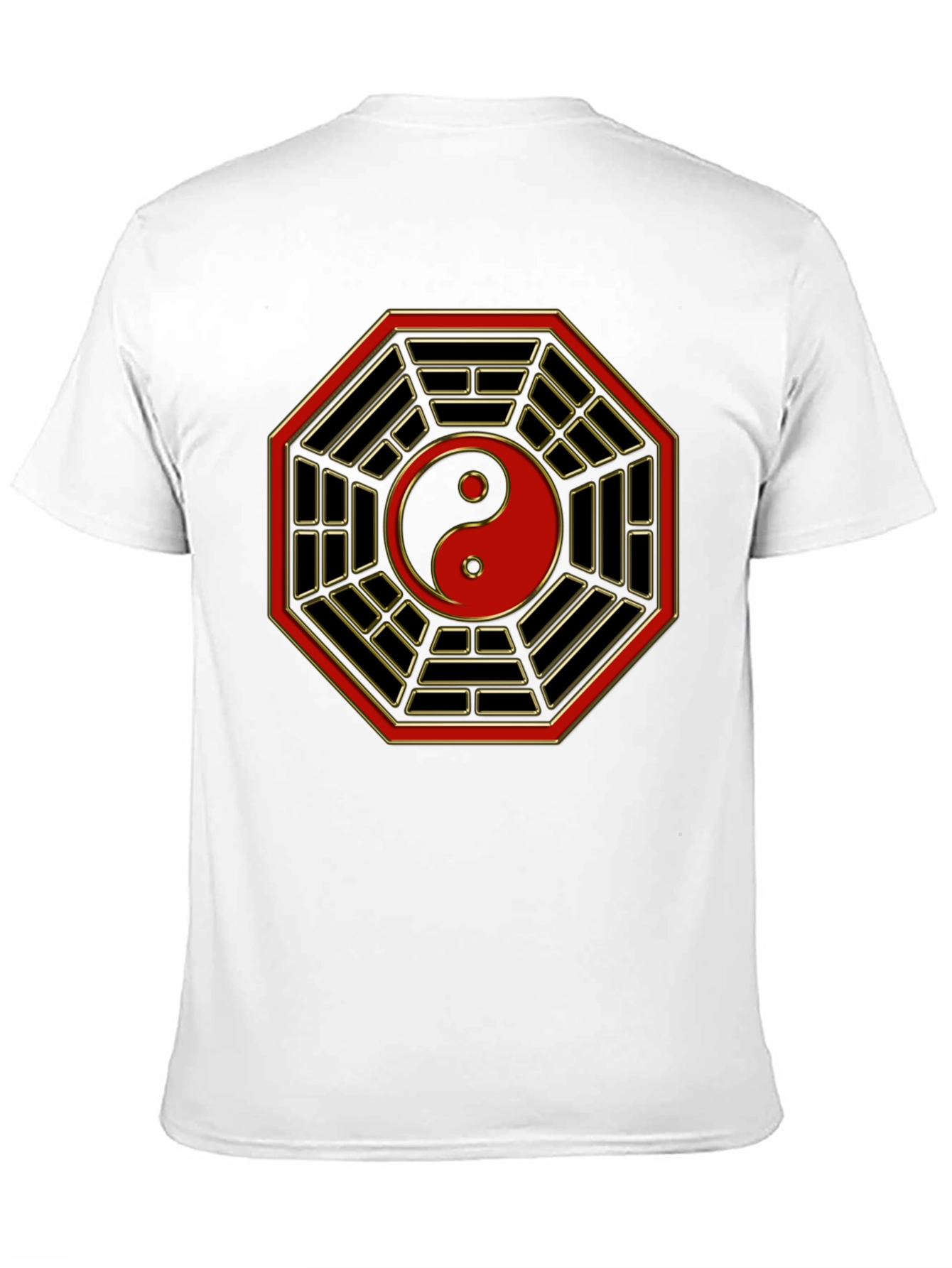 Yin Yang Bagua Symbol Graphic T-Shirt