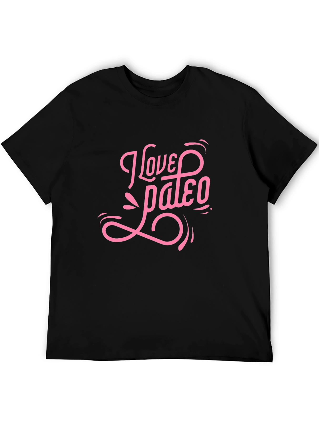 I Love Paleo Black T-Shirt