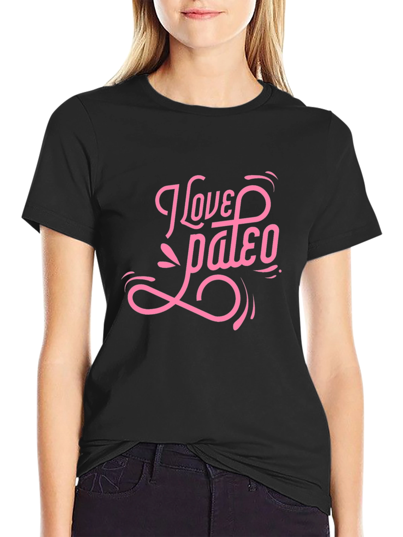 I Love Paleo Black T-Shirt